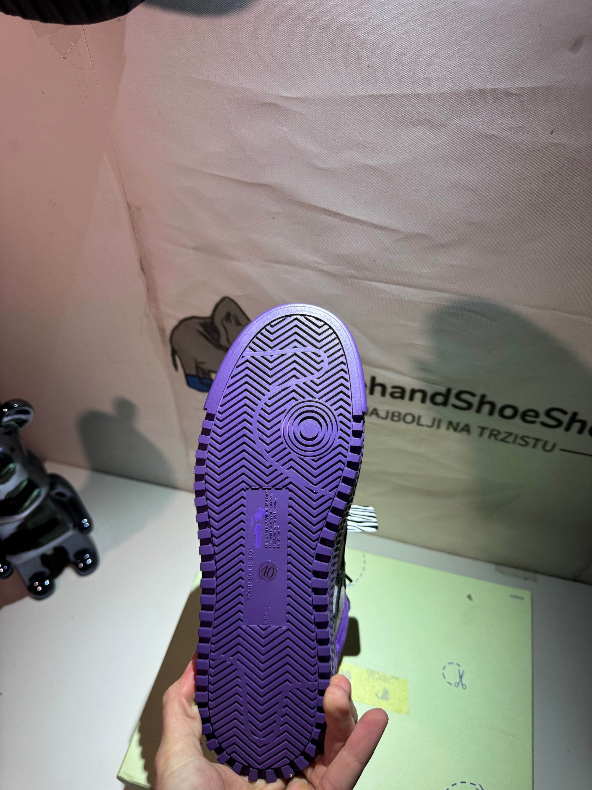 Off White Off Court 3.0 Purple  (Odmah Dostupne) br 40 Elephand.shoes