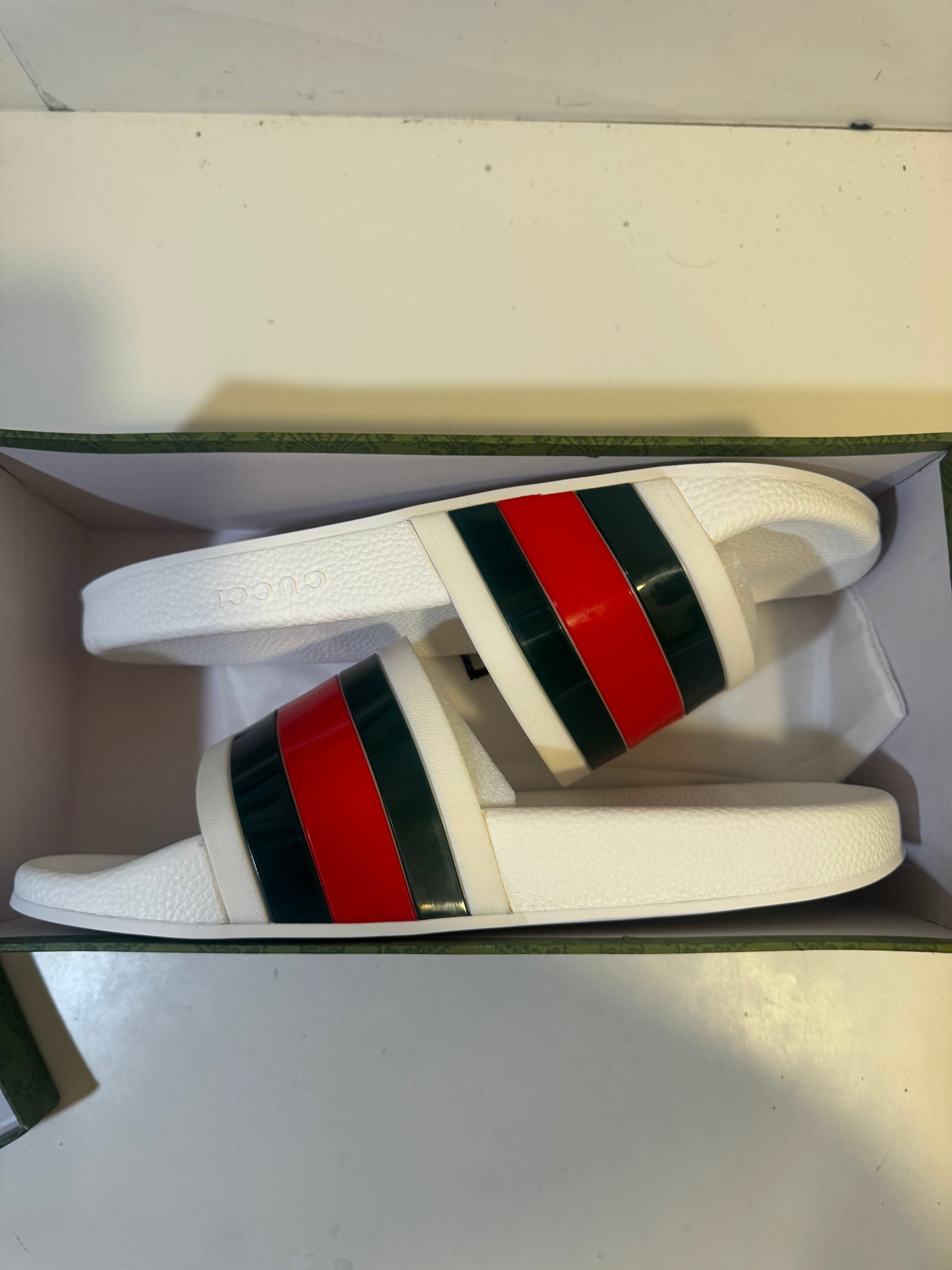 Gucci Slide White (Odmah Dostupne) br 45 Elephand.shoes