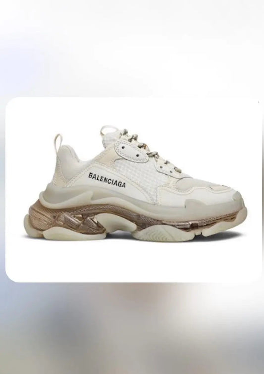 Balnciaga Triple S   White Elephand.shoes