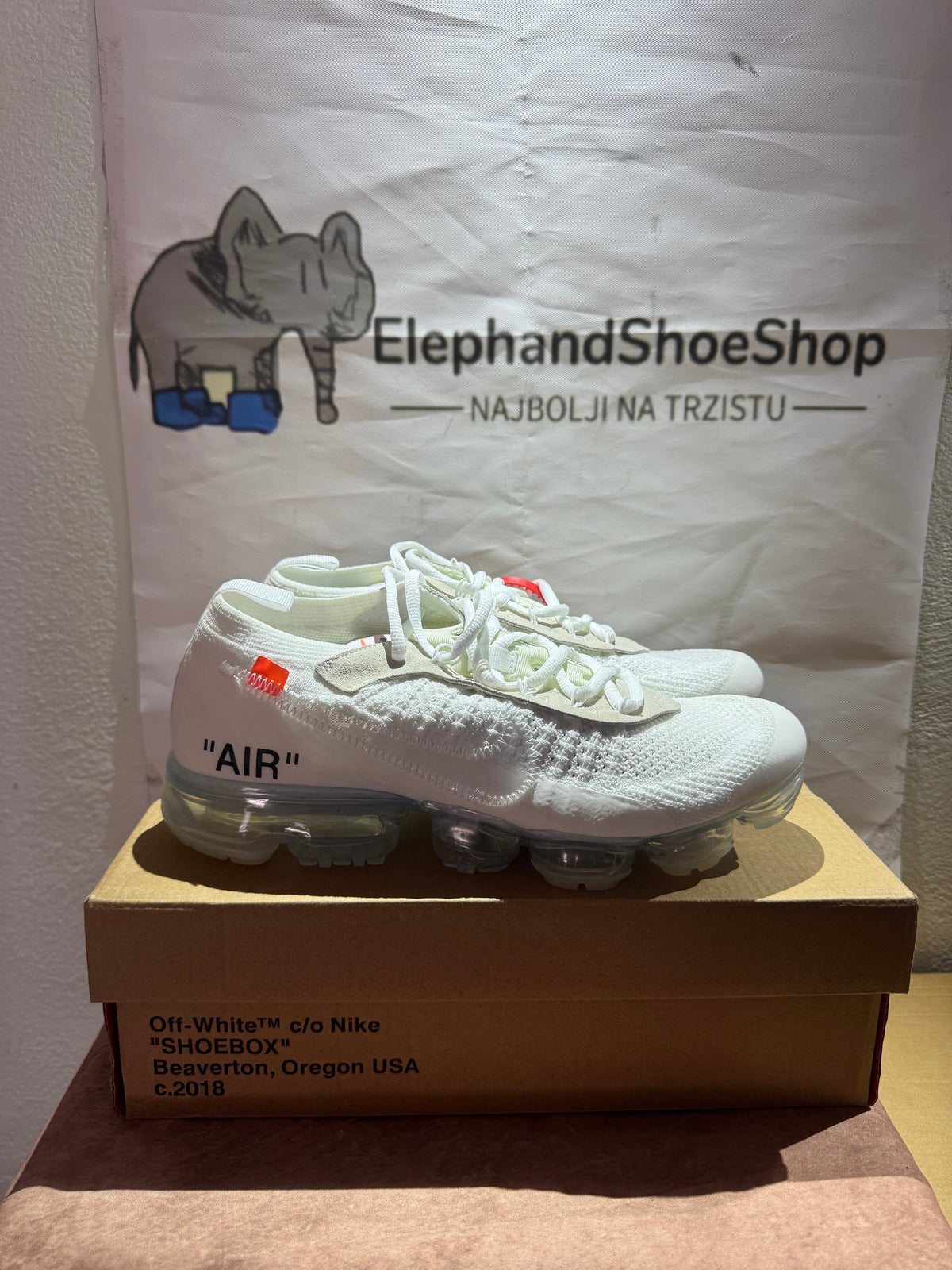 Vapormax White Off (Odmah dostupne) br 44 Elephand.shoes