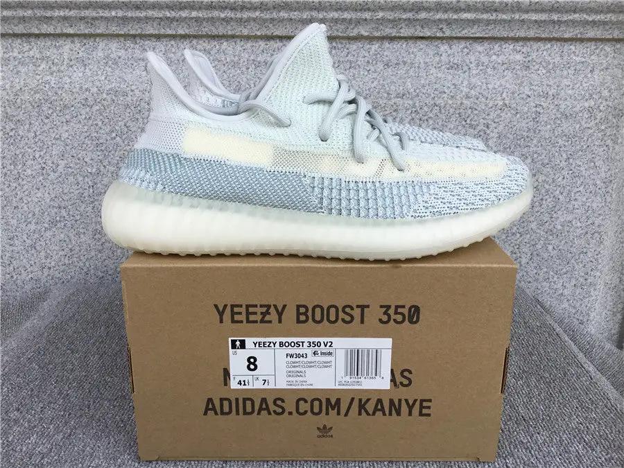 Yeezy 350  Cloud White Elephand.shoes