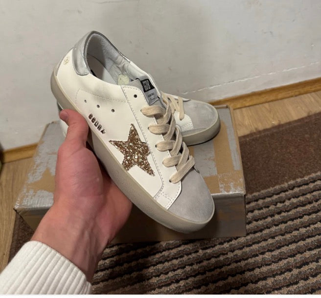 Golden Goose Gold / Silver Elephand.shoes