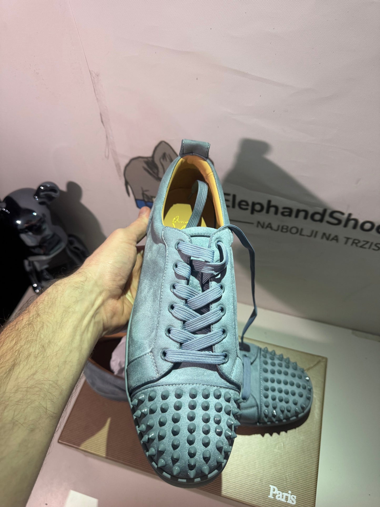 Louboutin Grey (Odmah Dostupne) br 45 Elephand.shoes