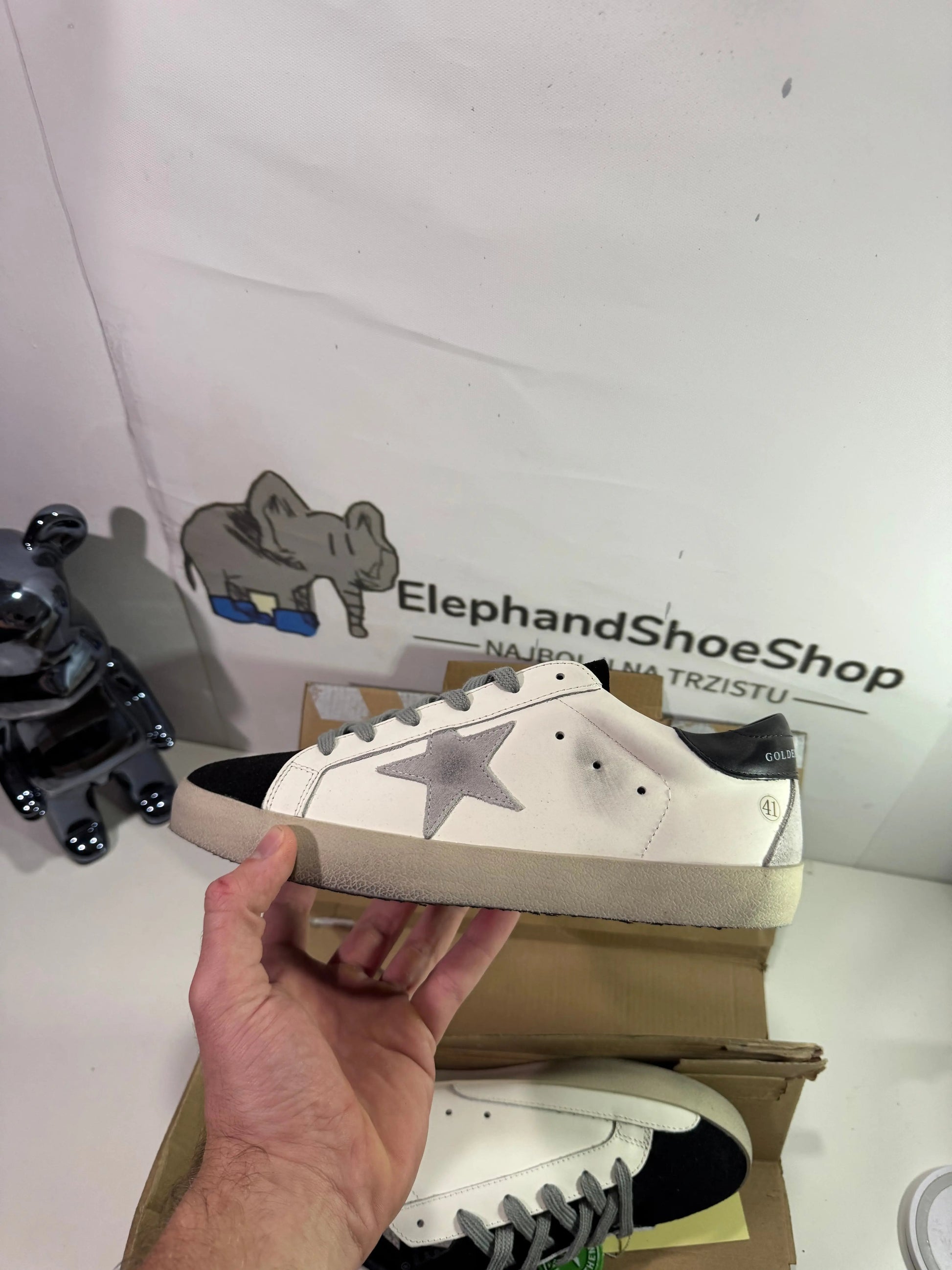 (Copy) Golden Goose Black/White 2 (Odmah dostupne) br 41 Elephand.shoes