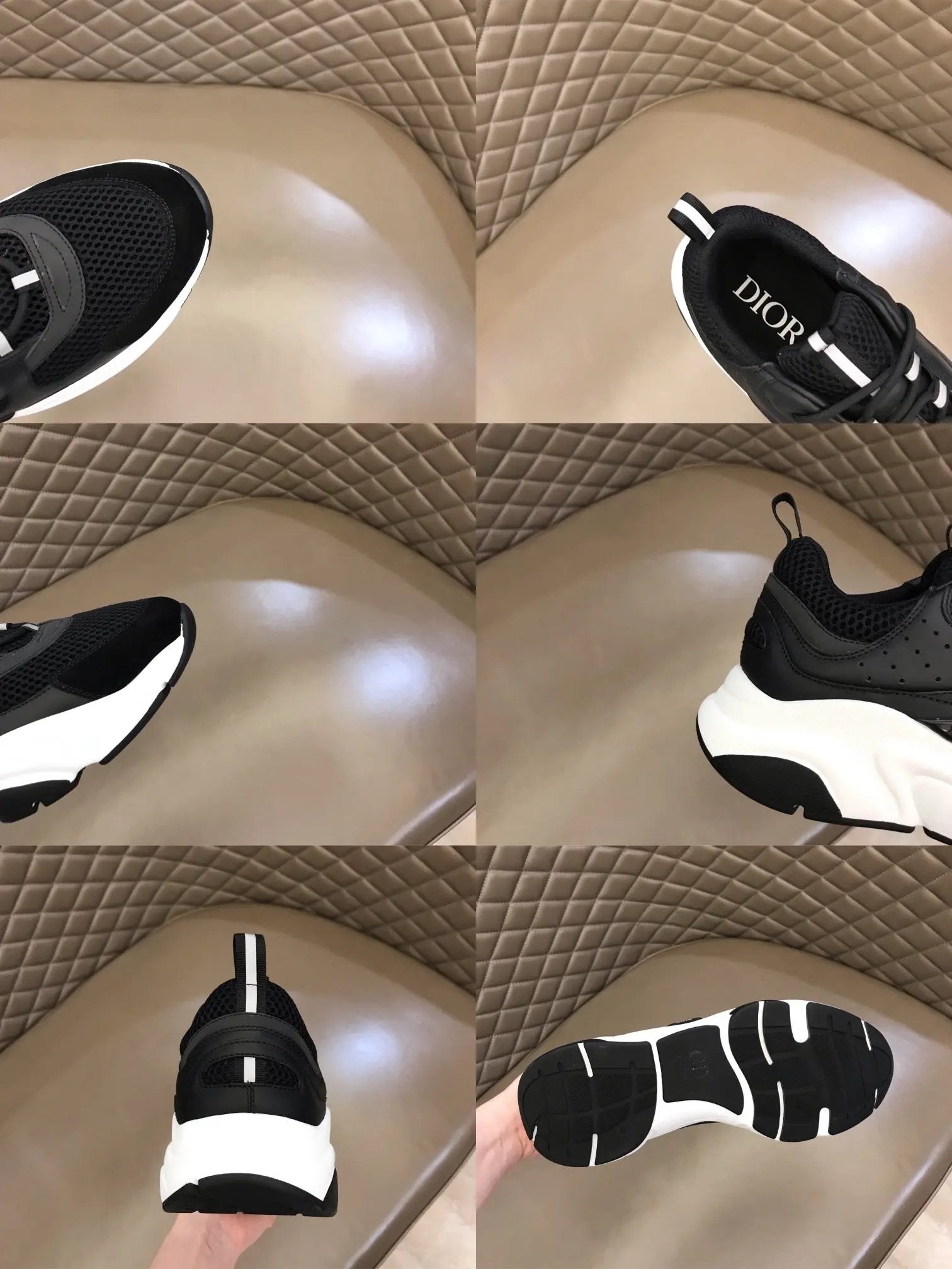 Dior B22 Black/White Elephand.shoes