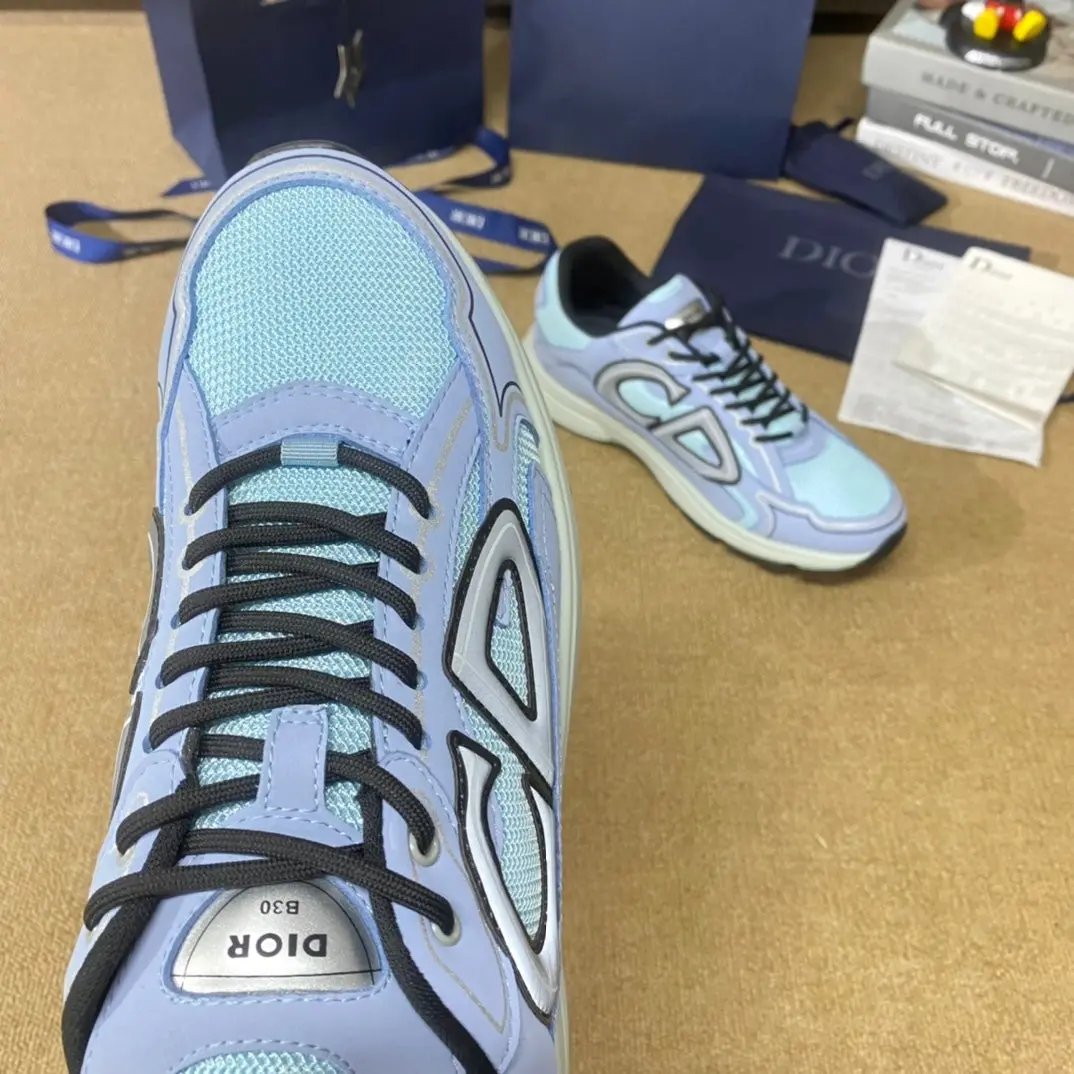 Dior Trainers Baby Blue Elephand.shoes