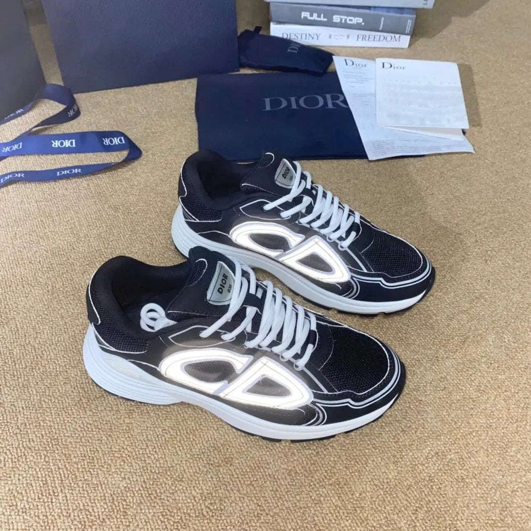 Dior Trainers Black/White Elephand.shoes