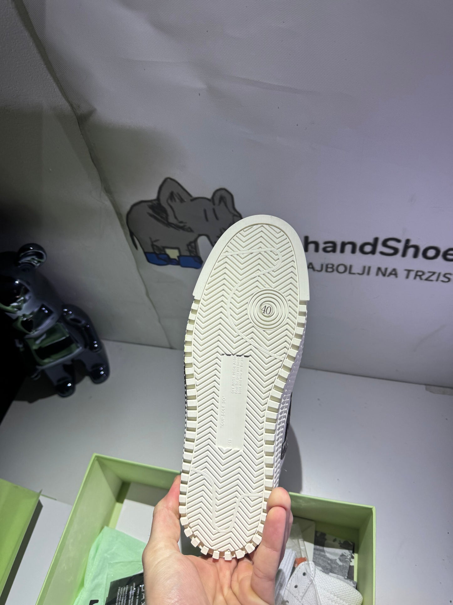 Off White Off Court Green 3.0 (Odmah Dostupne) br 40 Elephand.shoes