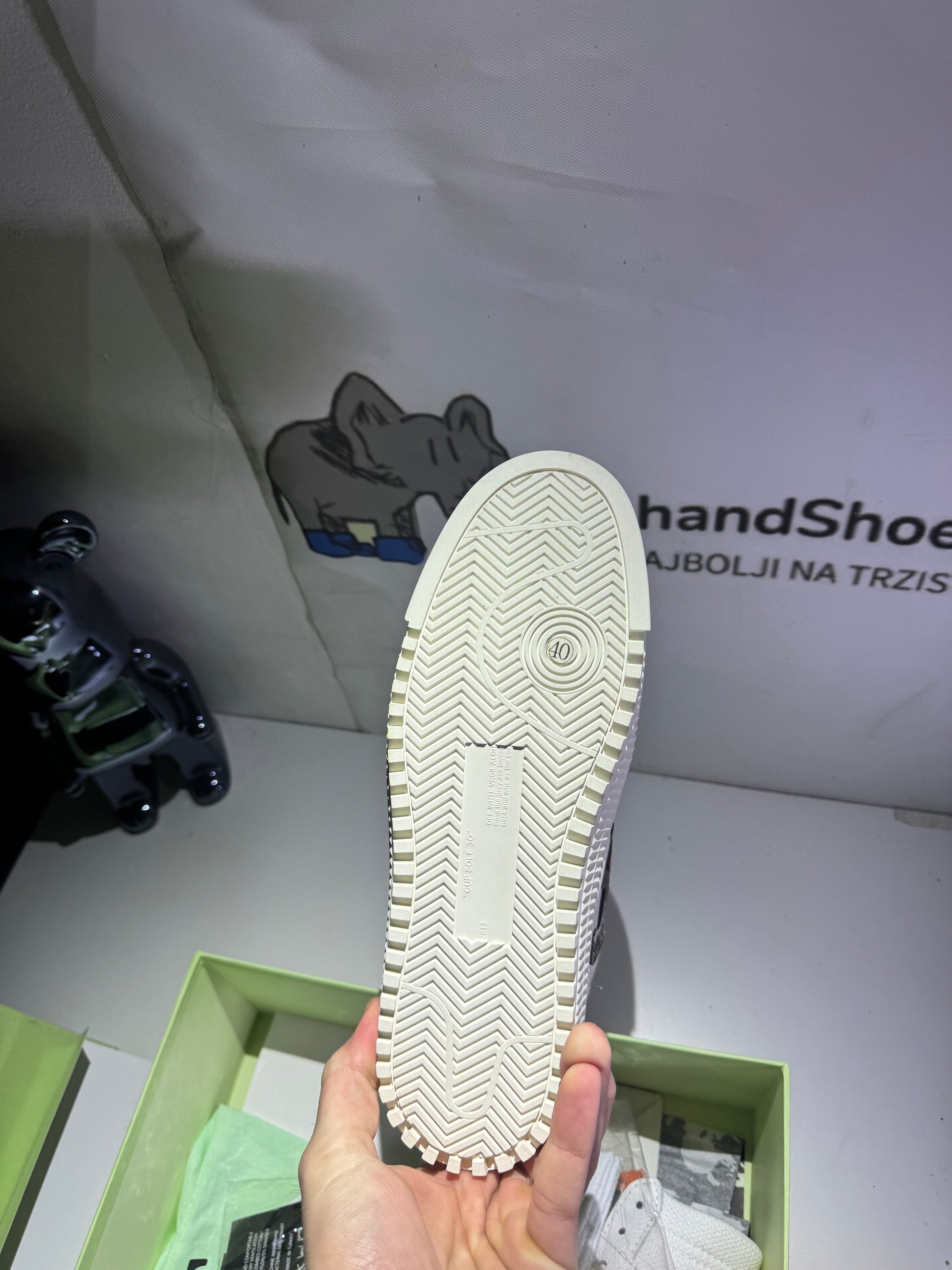 Off White Off Court Green 3.0 (Odmah Dostupne) br 40 Elephand.shoes