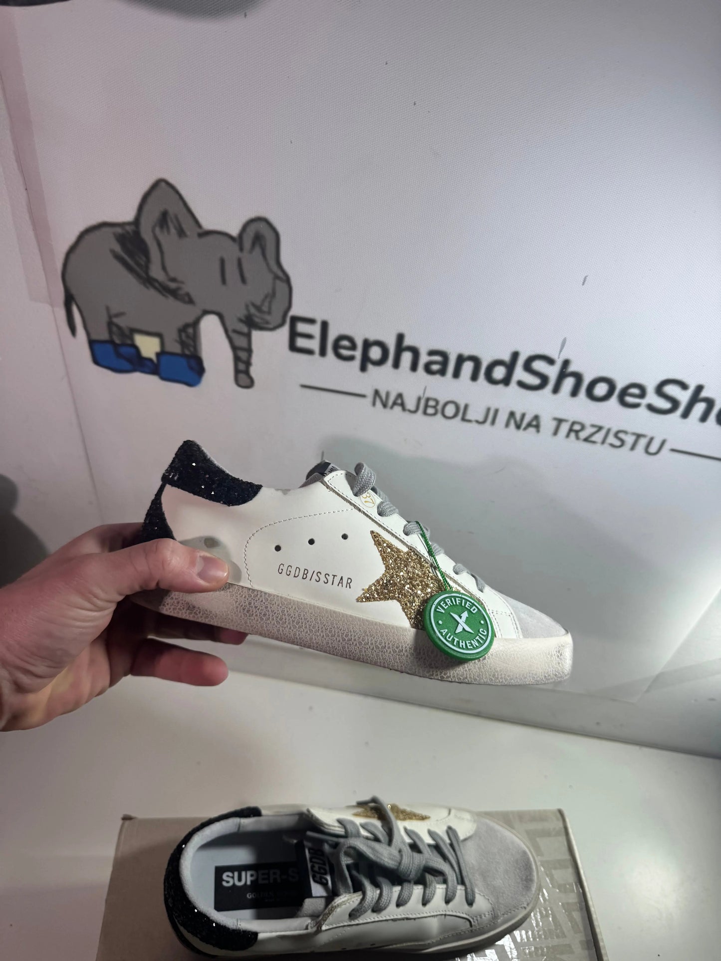 Golden Goose Gold/Black (Odmah dostupne) br 37 39 Elephand.shoes