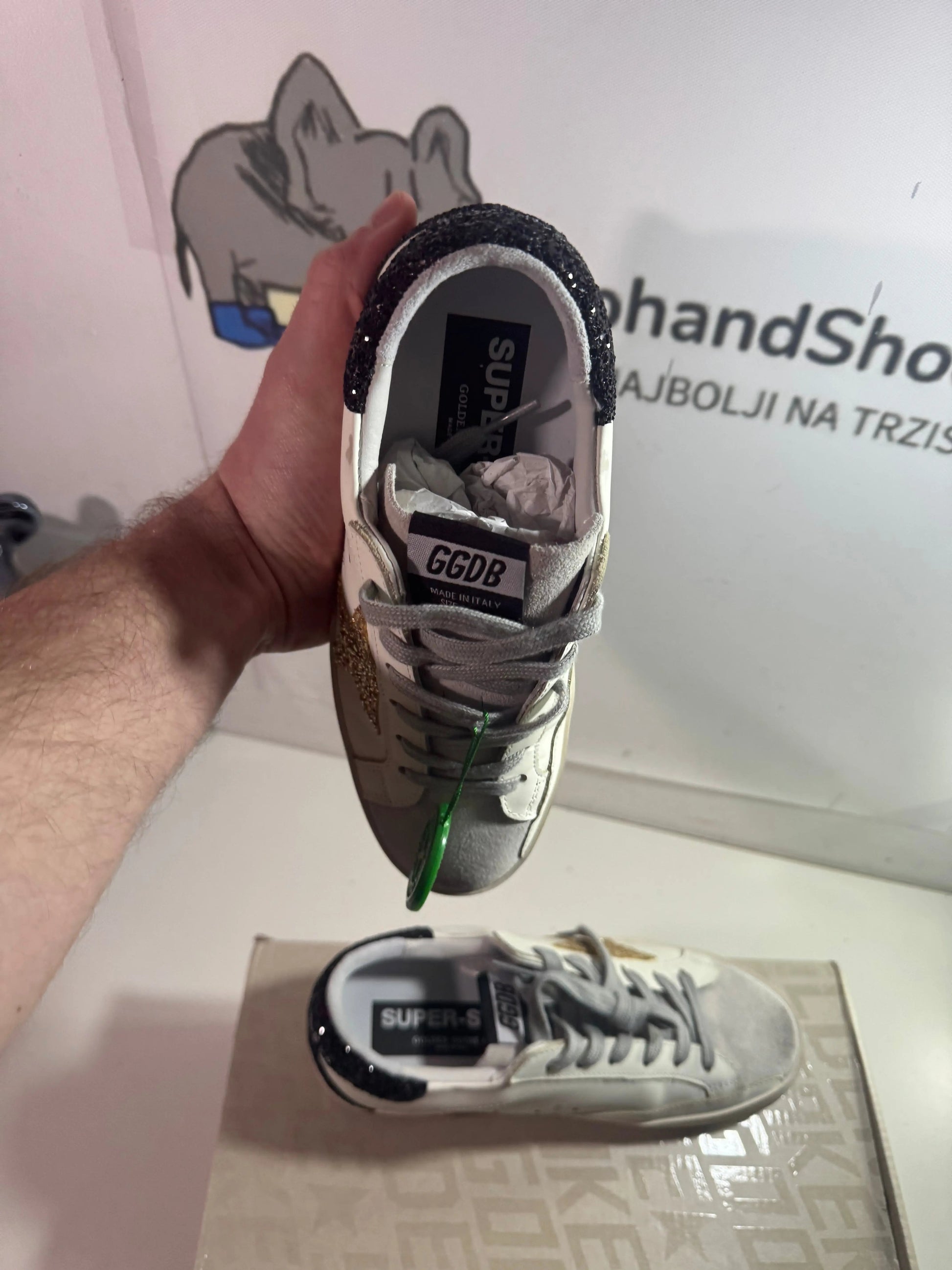 Golden Goose Gold/Black (Odmah dostupne) br 37 39 Elephand.shoes