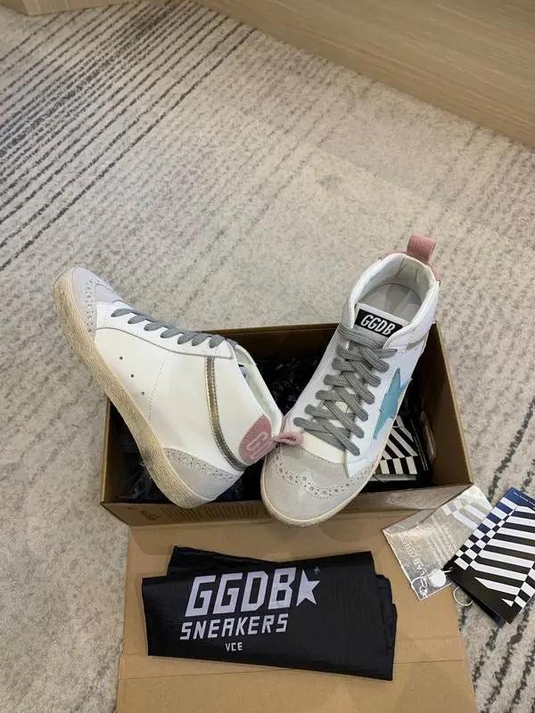 Golden Goose High Baby Blue Elephand.shoes