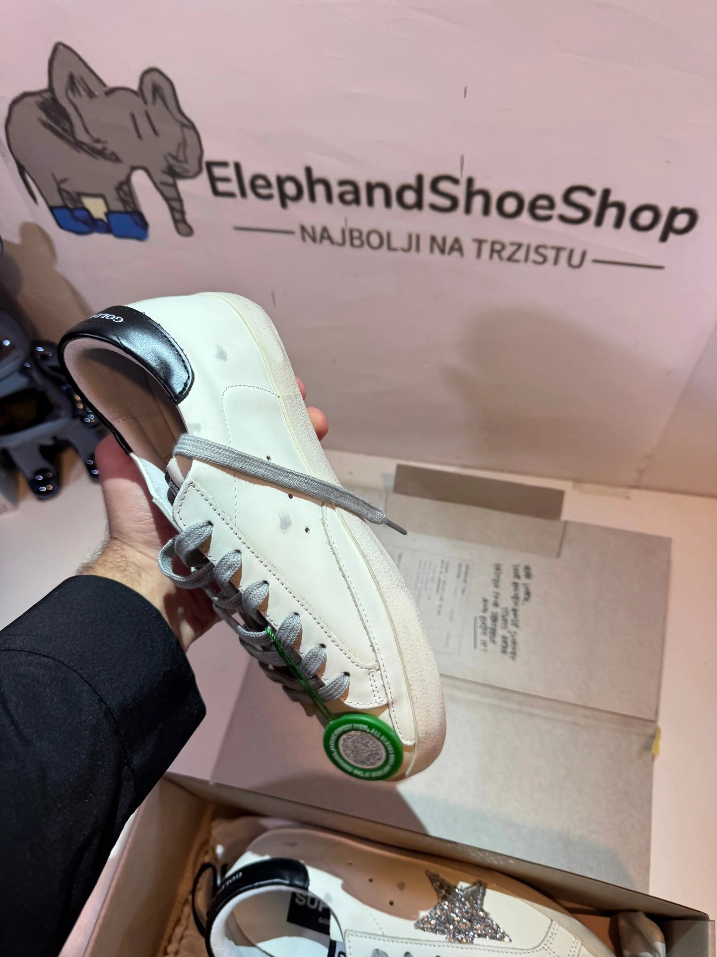 Golden Goose Silver/Black (Odmah dostupne) br 39 Elephand.shoes