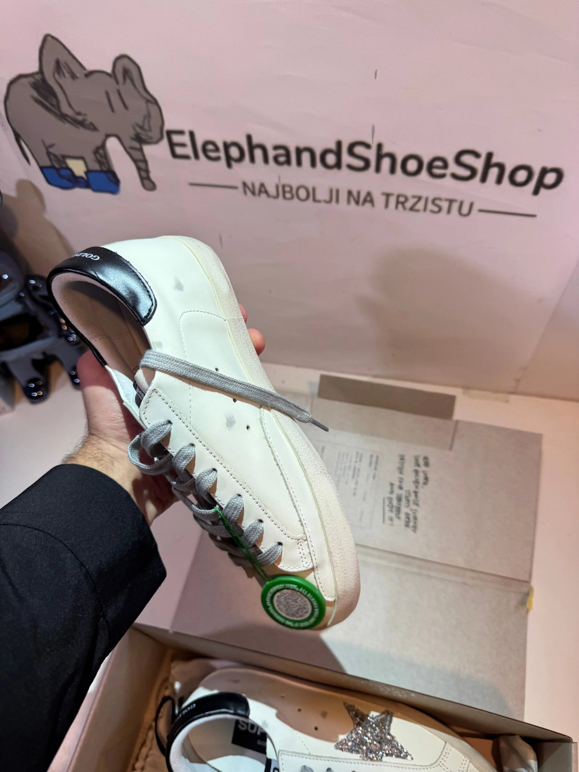 Golden Goose Silver/Black (Odmah dostupne) br 39 Elephand.shoes