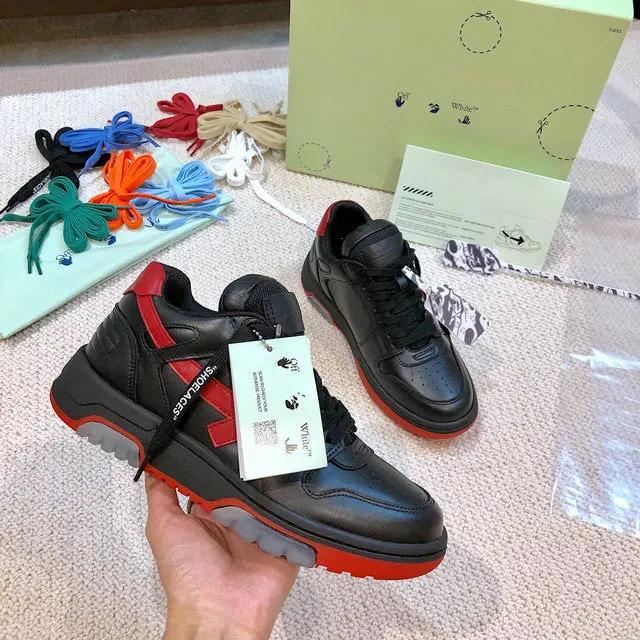 Off white Out of office black red Elephand.shoes