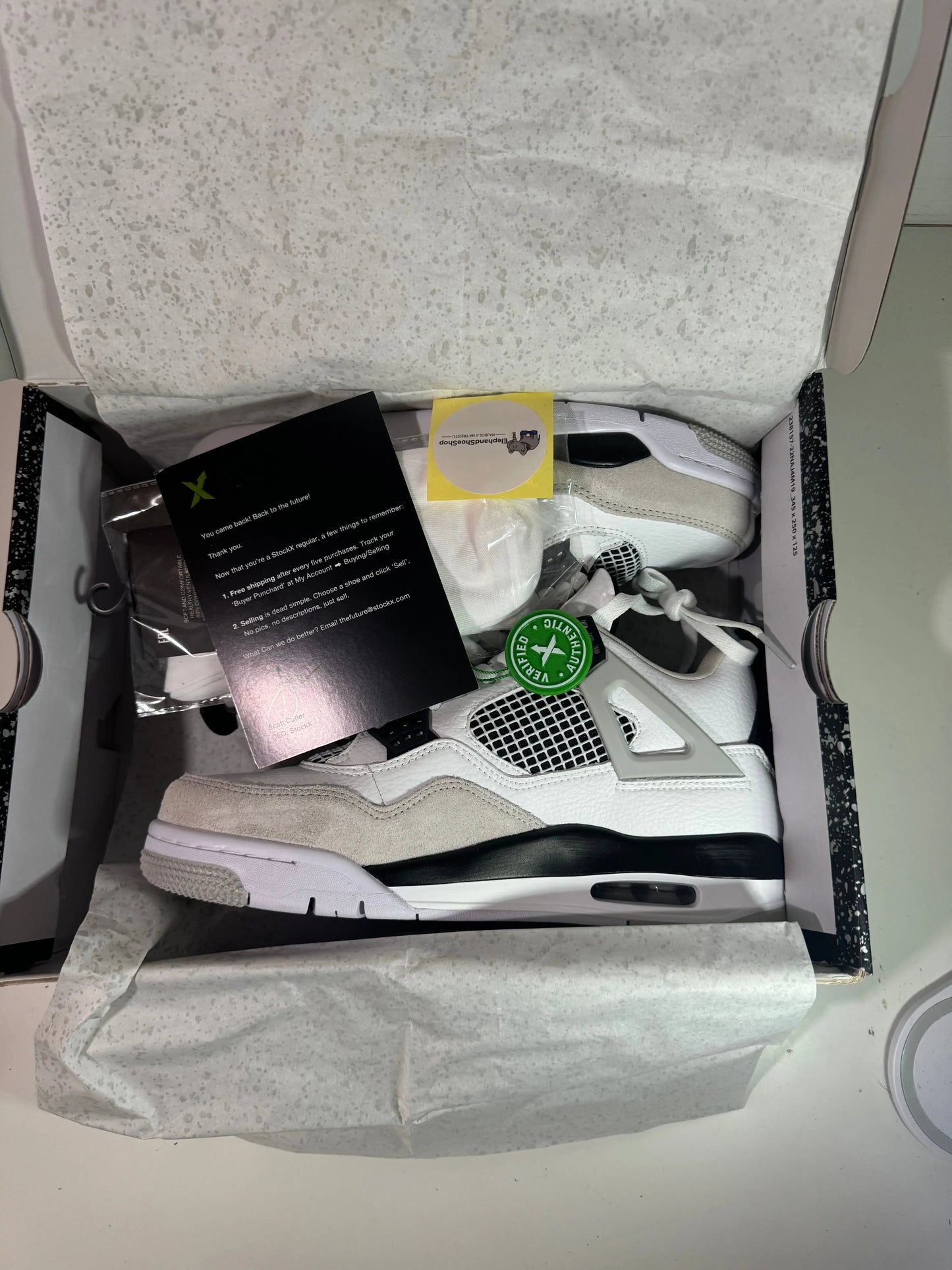 Jorda 4 Military Black (Odmah Dostupne)br 37.5 39 40 42.5 45 Elephand.shoes