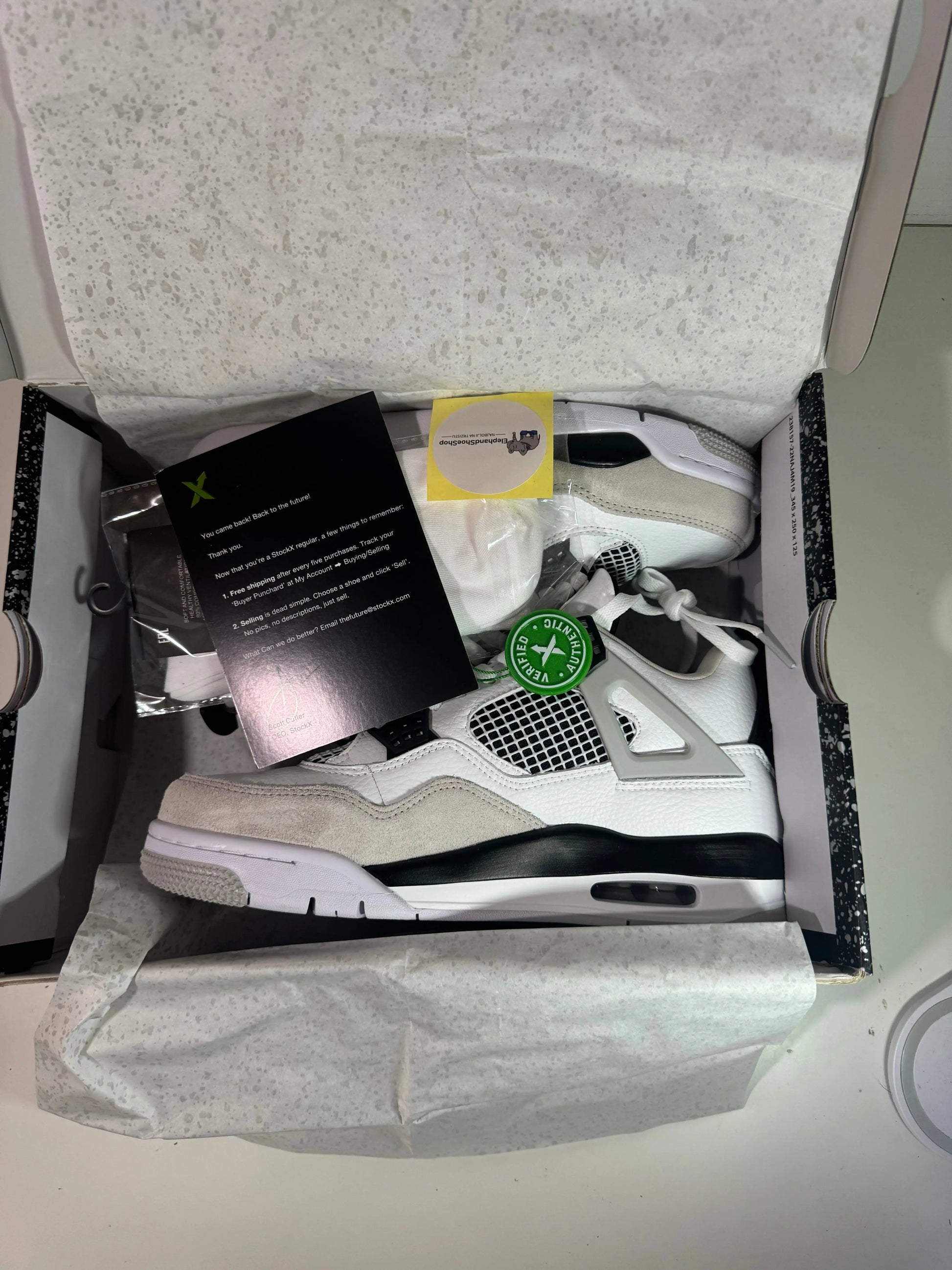 Jorda 4 Military Black (Odmah Dostupne)br 37.5 39 40 42.5 45 Elephand.shoes