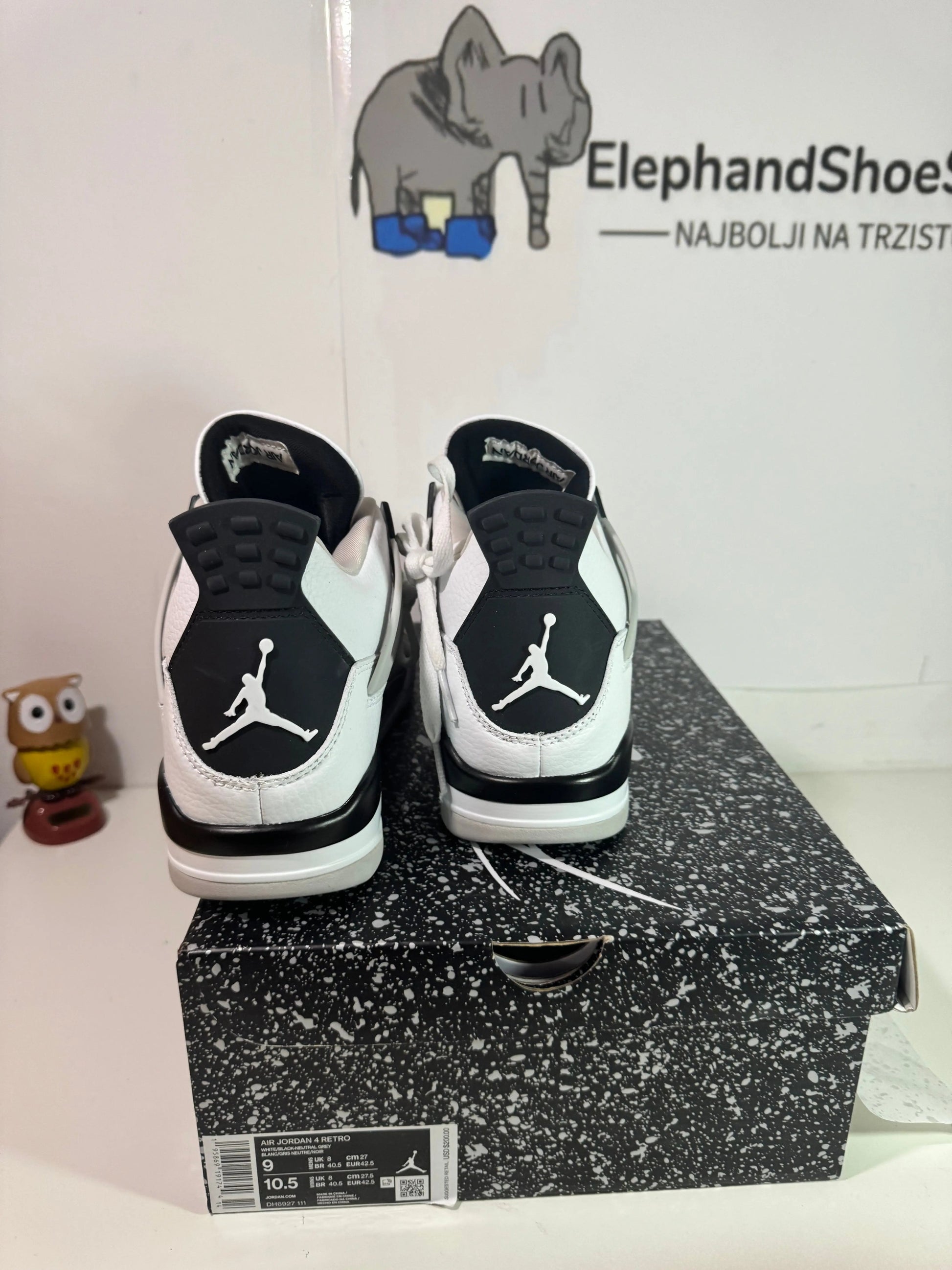 Jorda 4 Military Black (Odmah Dostupne)br 37.5 39 40 42.5 45 Elephand.shoes