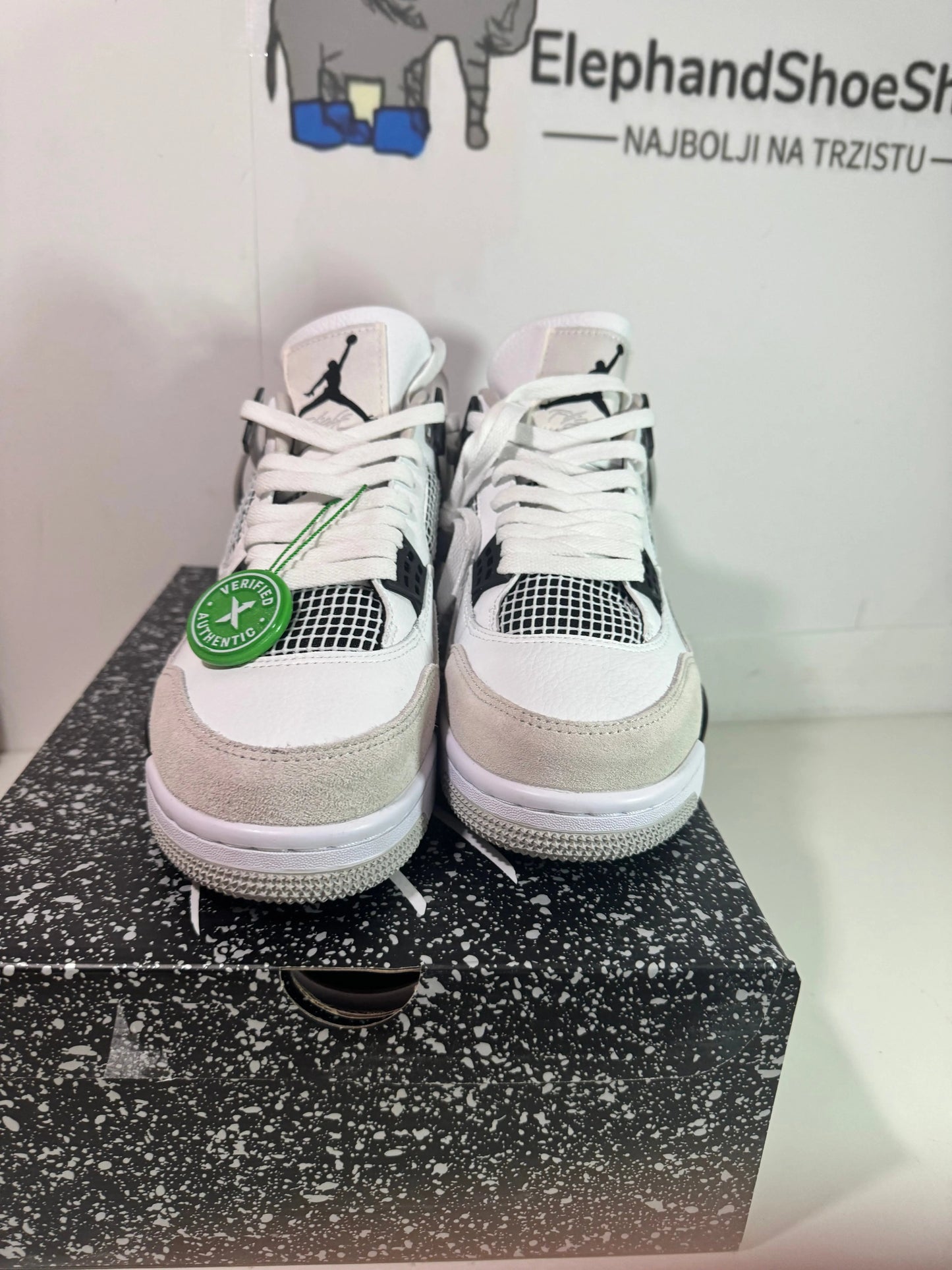 Jorda 4 Military Black (Odmah Dostupne)br 37.5 39 40 42.5 45 Elephand.shoes