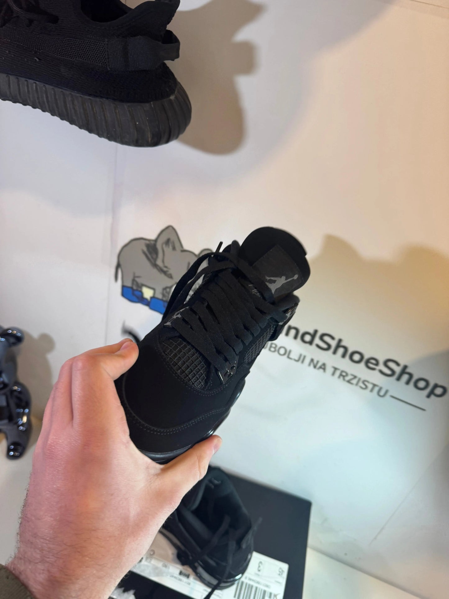 Jordan 4 Black Cat (Odmah Dostupne) br 46 Elephand.shoes