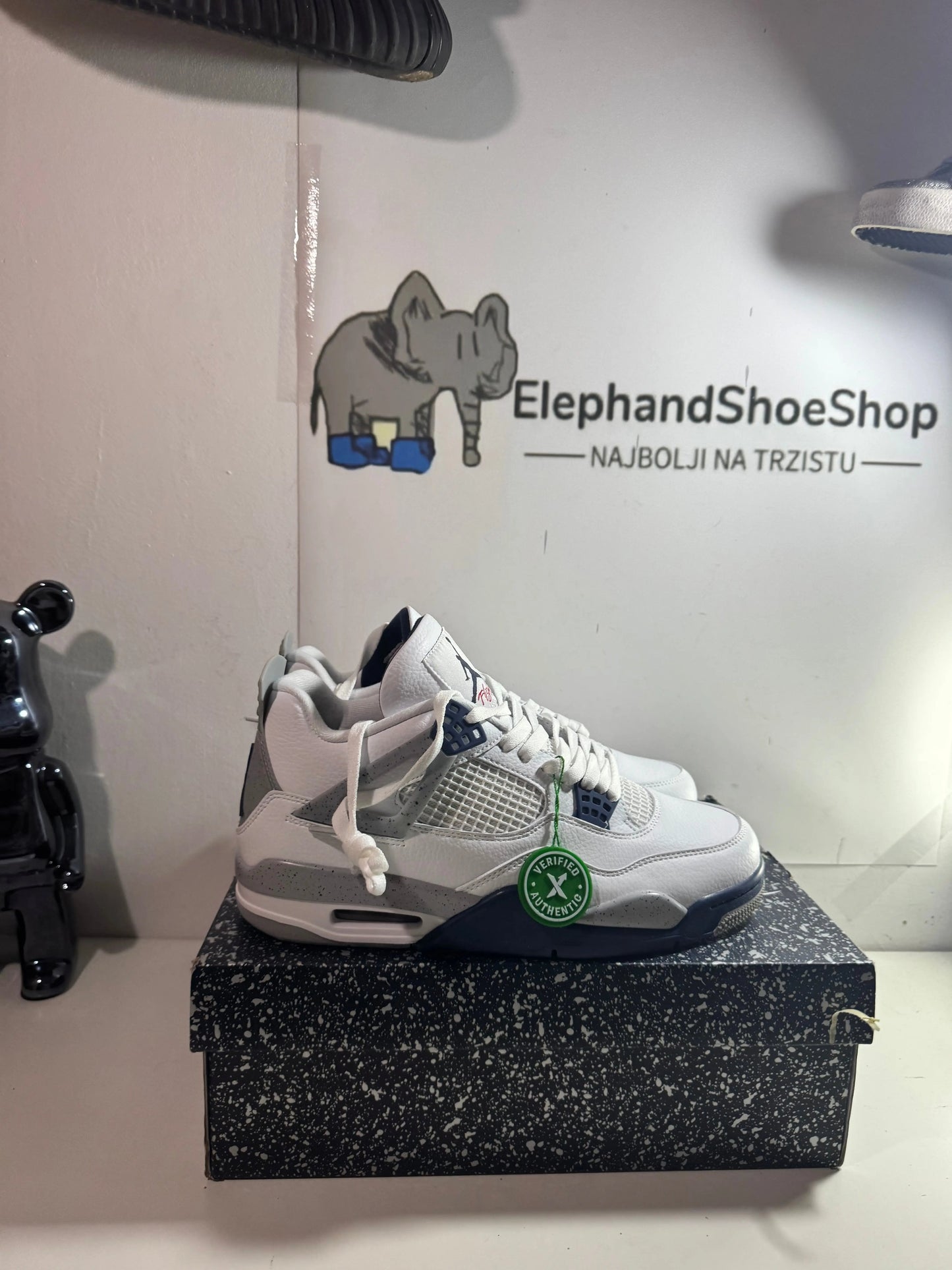 Jordan 4 Navy (Odmah Dostupne)br 36 Elephand.shoes