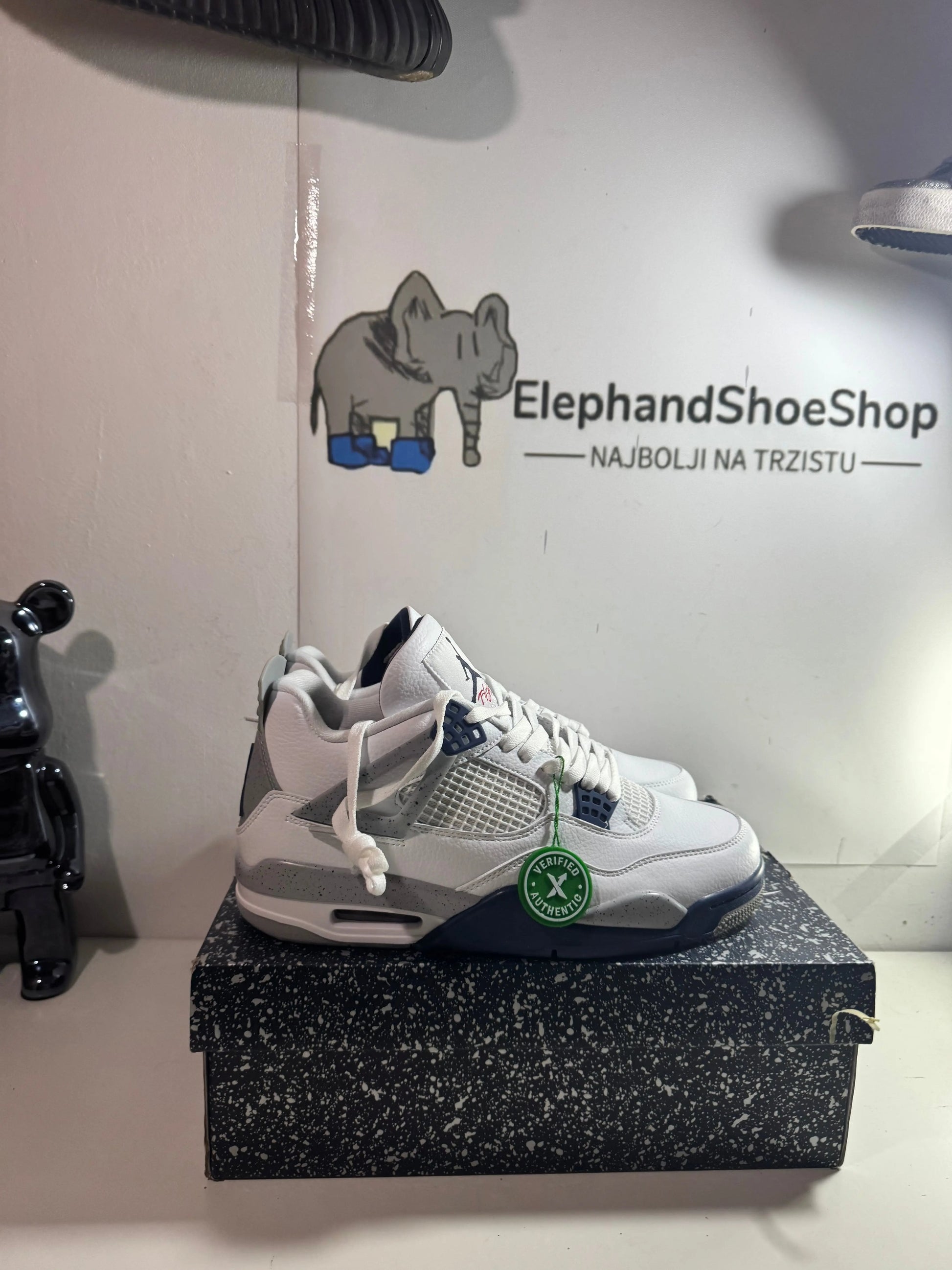 Jordan 4 Navy (Odmah Dostupne)br 36 Elephand.shoes