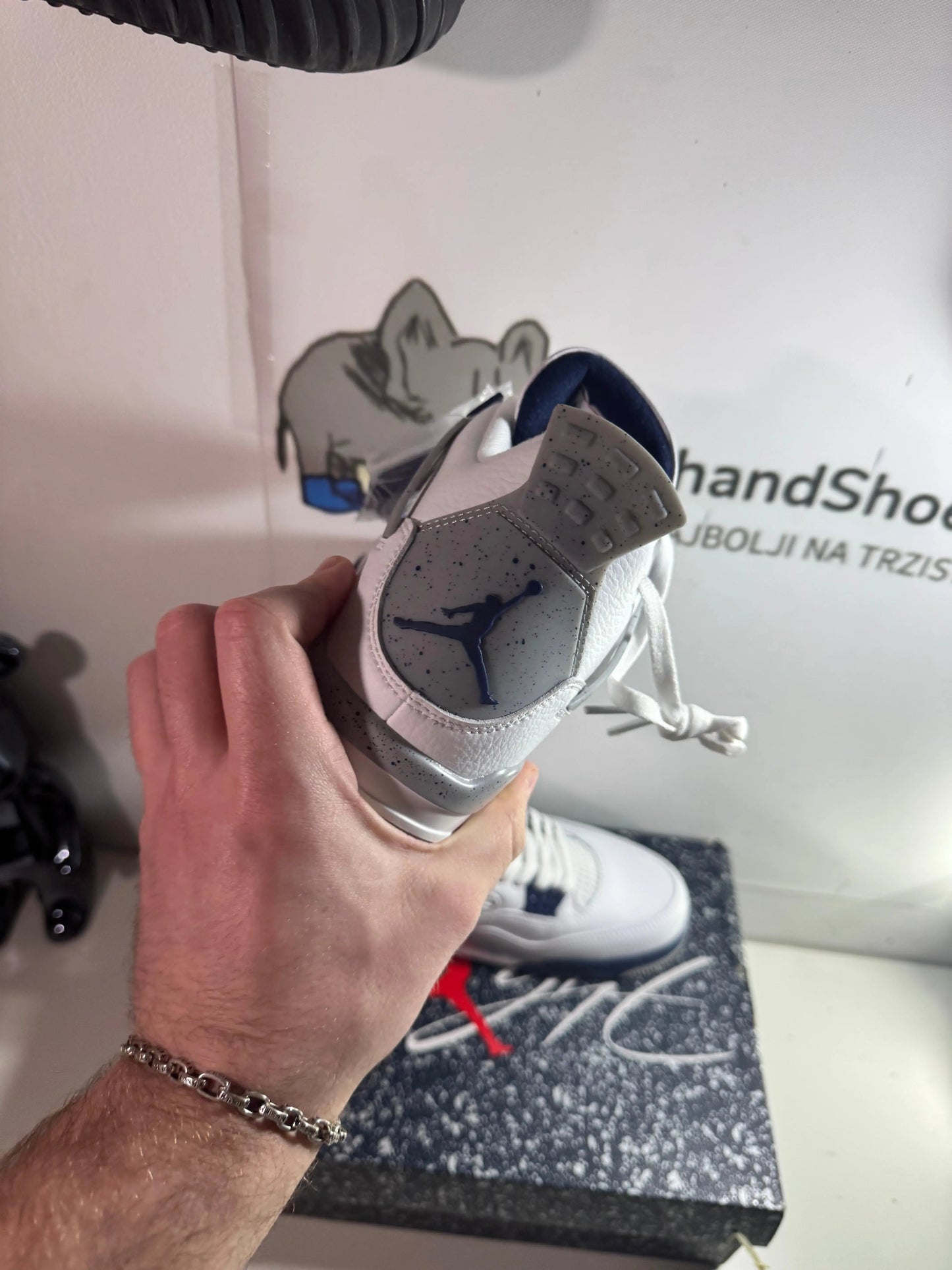 Jordan 4 Navy (Odmah Dostupne)br 36 Elephand.shoes