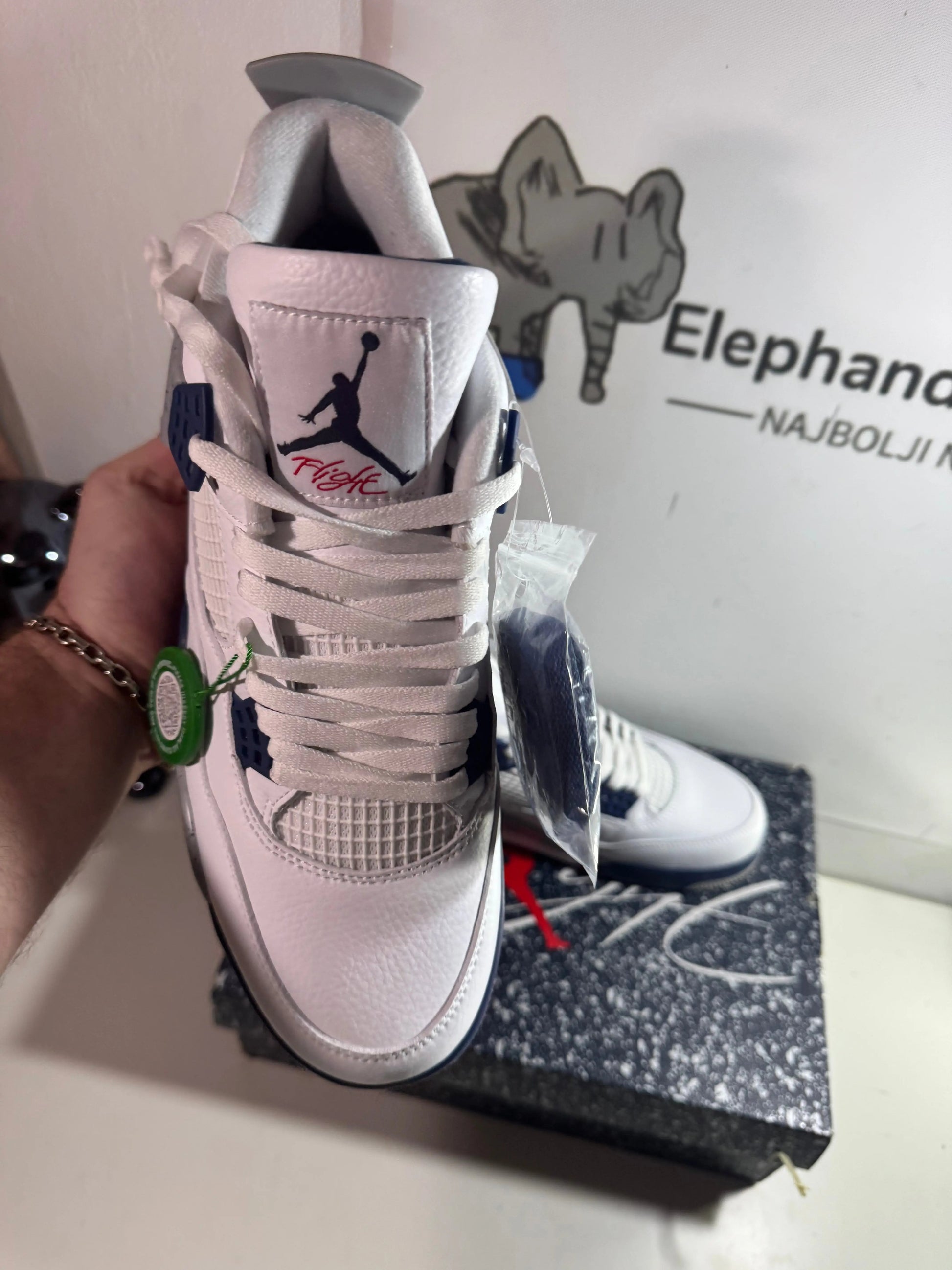 Jordan 4 Navy (Odmah Dostupne)br 36 Elephand.shoes
