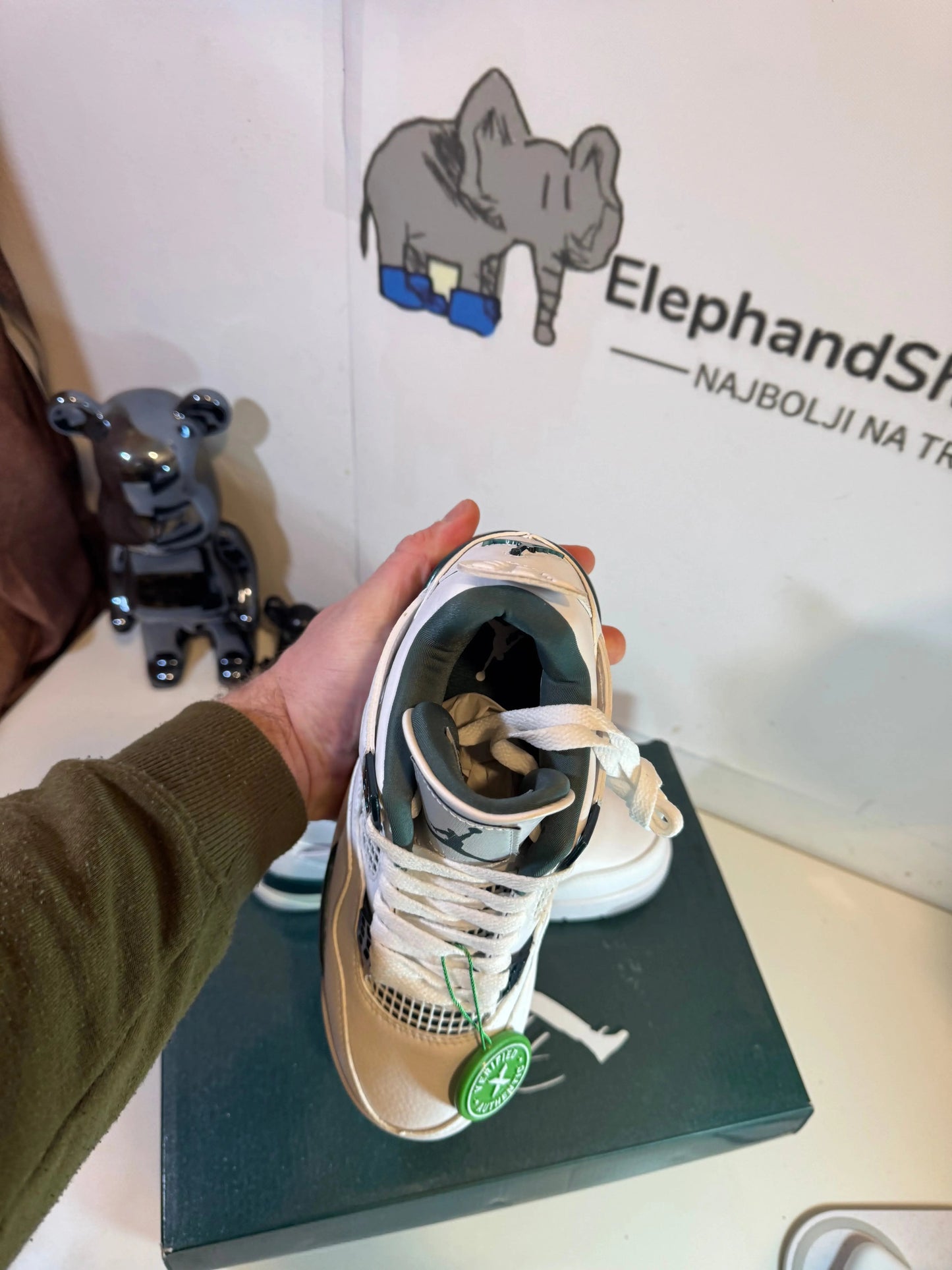 Jordan 4 Pine Green(Odmah Dostupne) br 37.5 Elephand.shoes