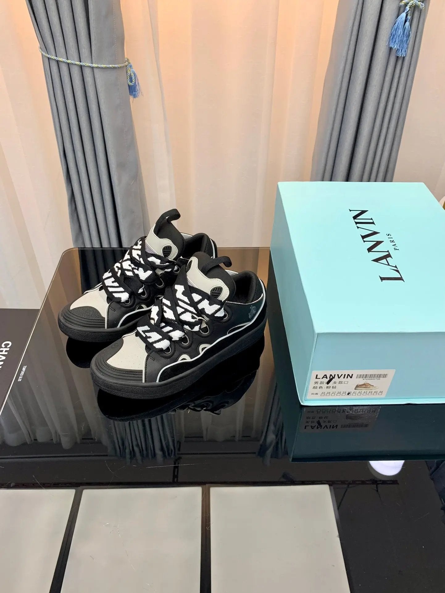 Lanvin Black/White Elephand.shoes