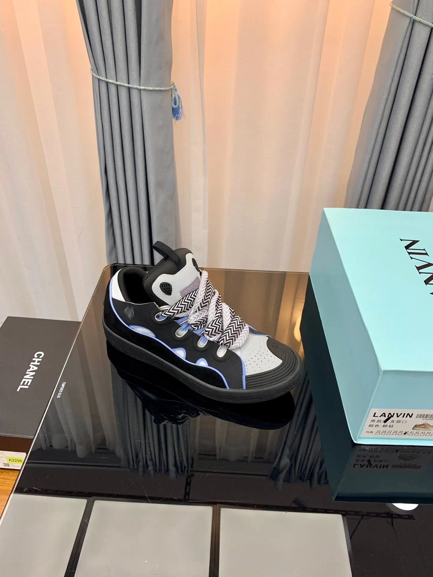 Lanvin Blue/Black Elephand.shoes