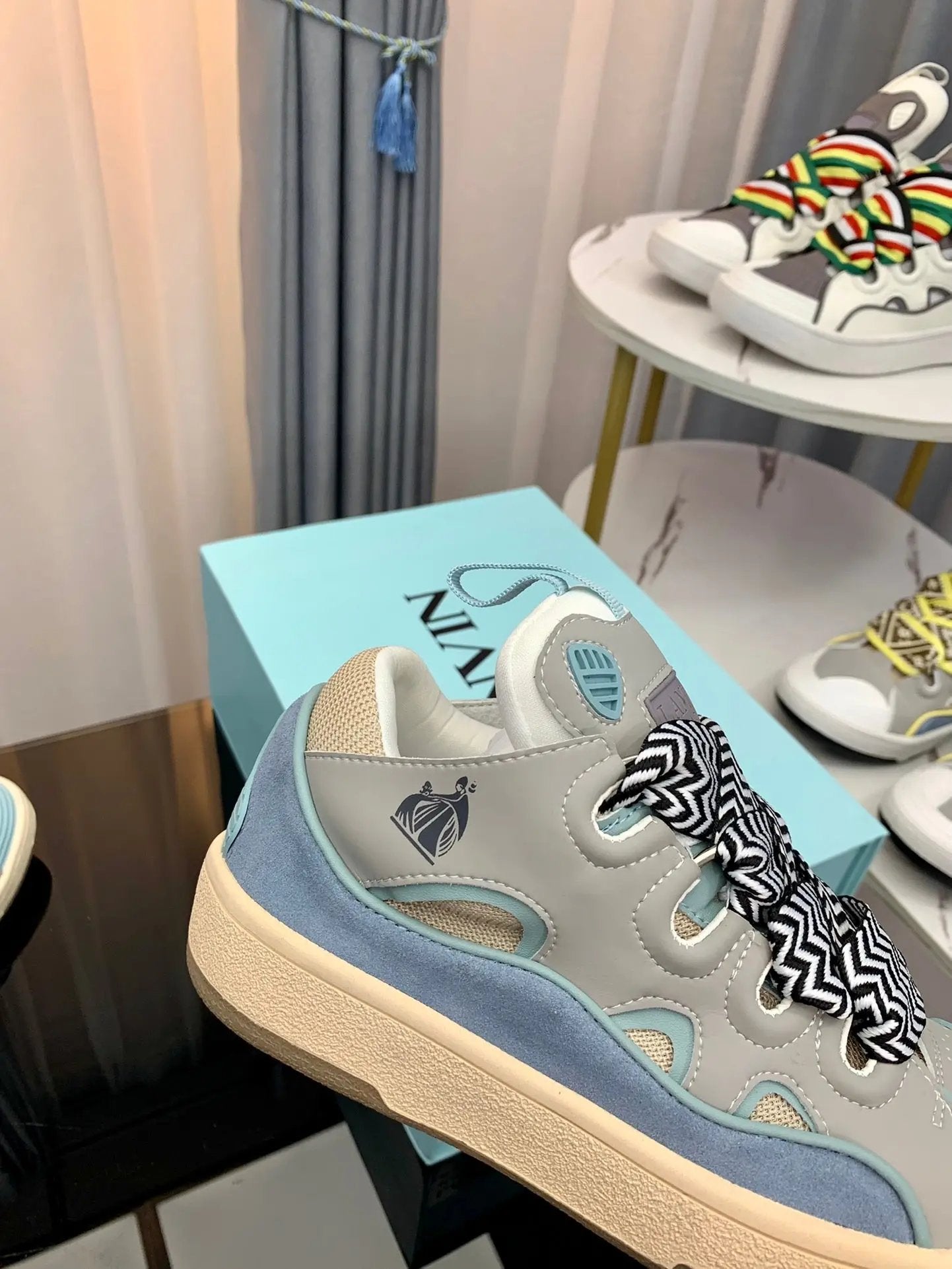 Lanvin Blue Elephand.shoes