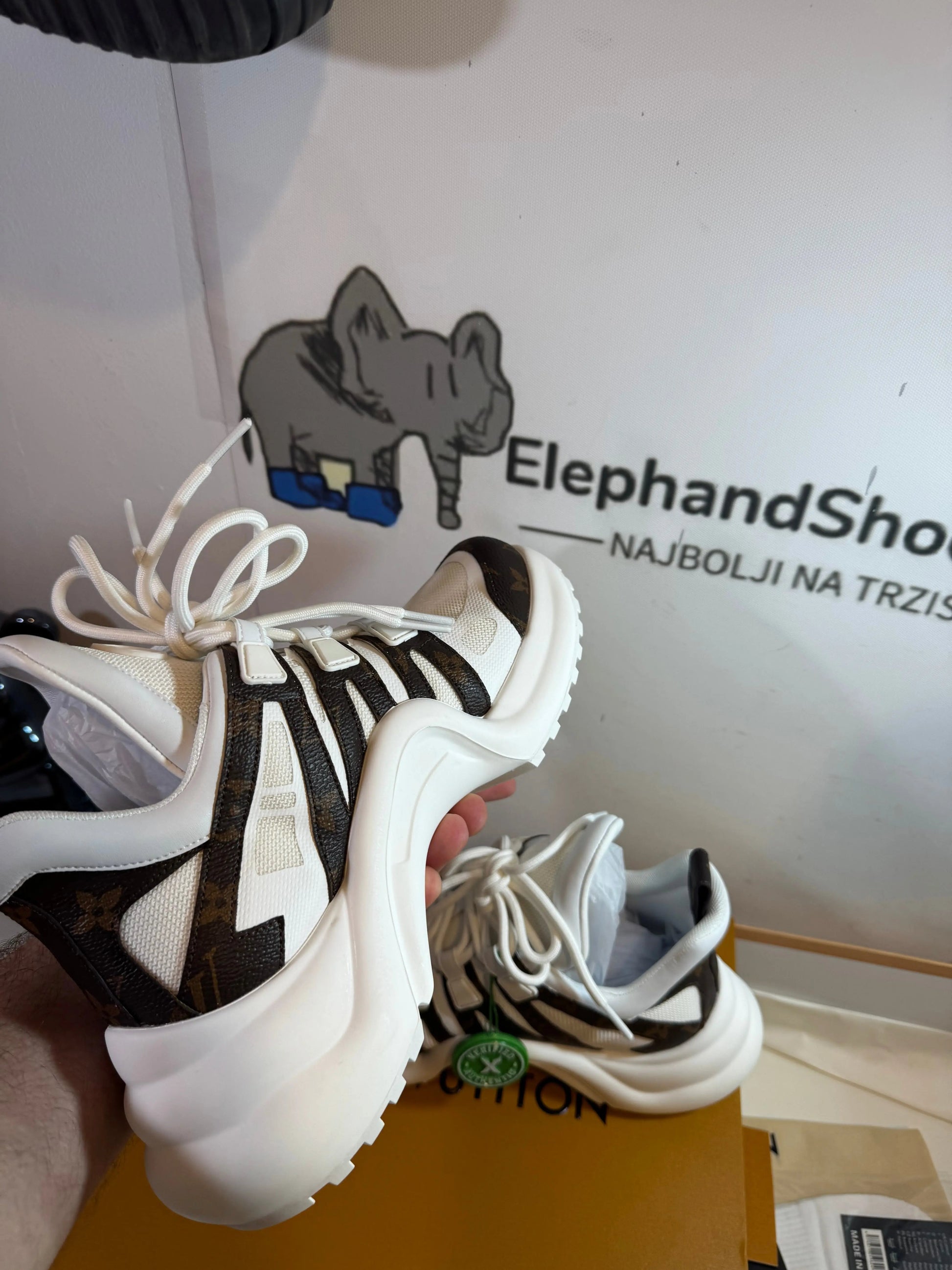 Louis Vuitton High Senakers (Odmah Dostupne) br 39 Elephand.shoes