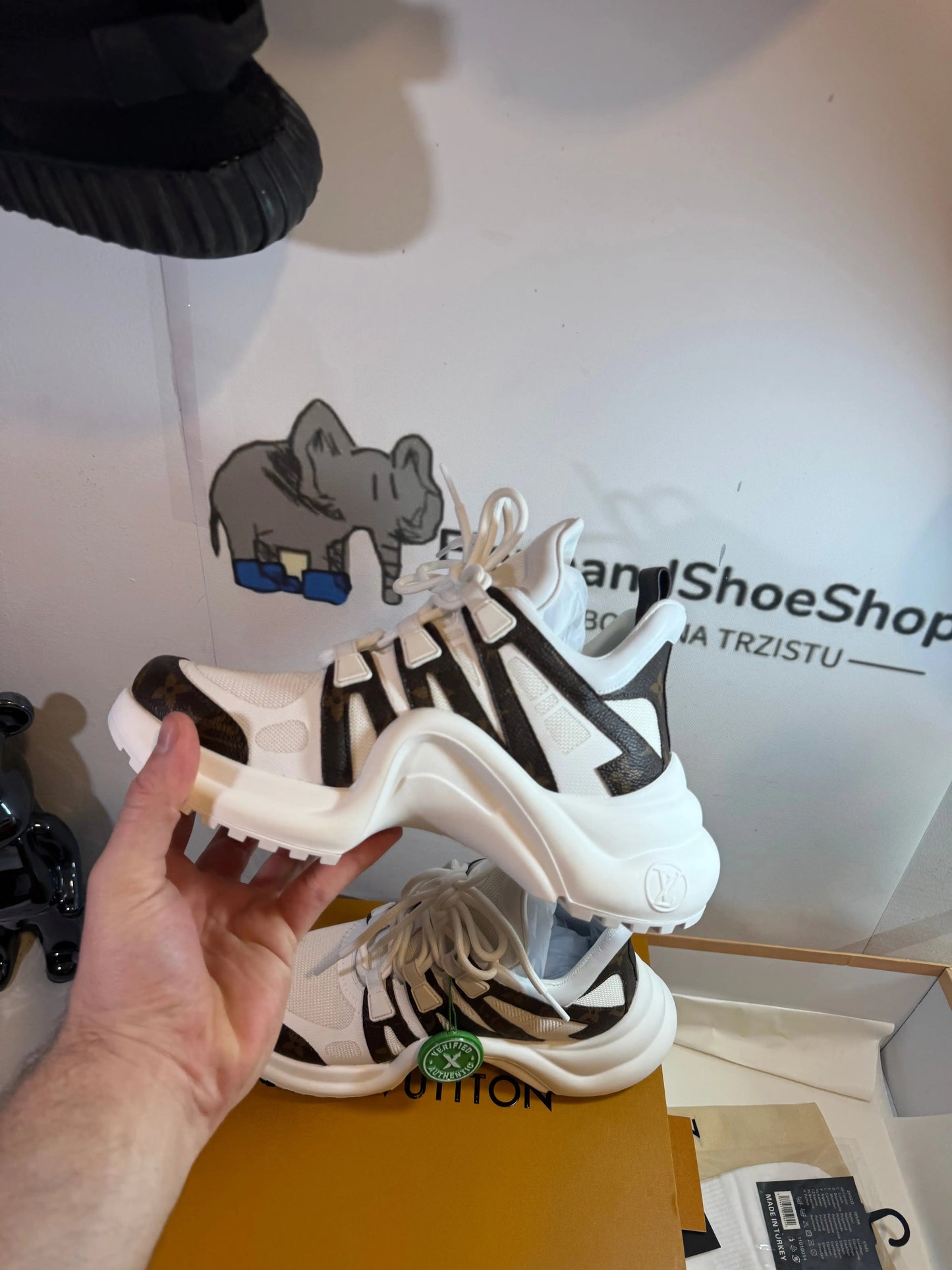 Louis Vuitton High Senakers (Odmah Dostupne) br 39 Elephand.shoes