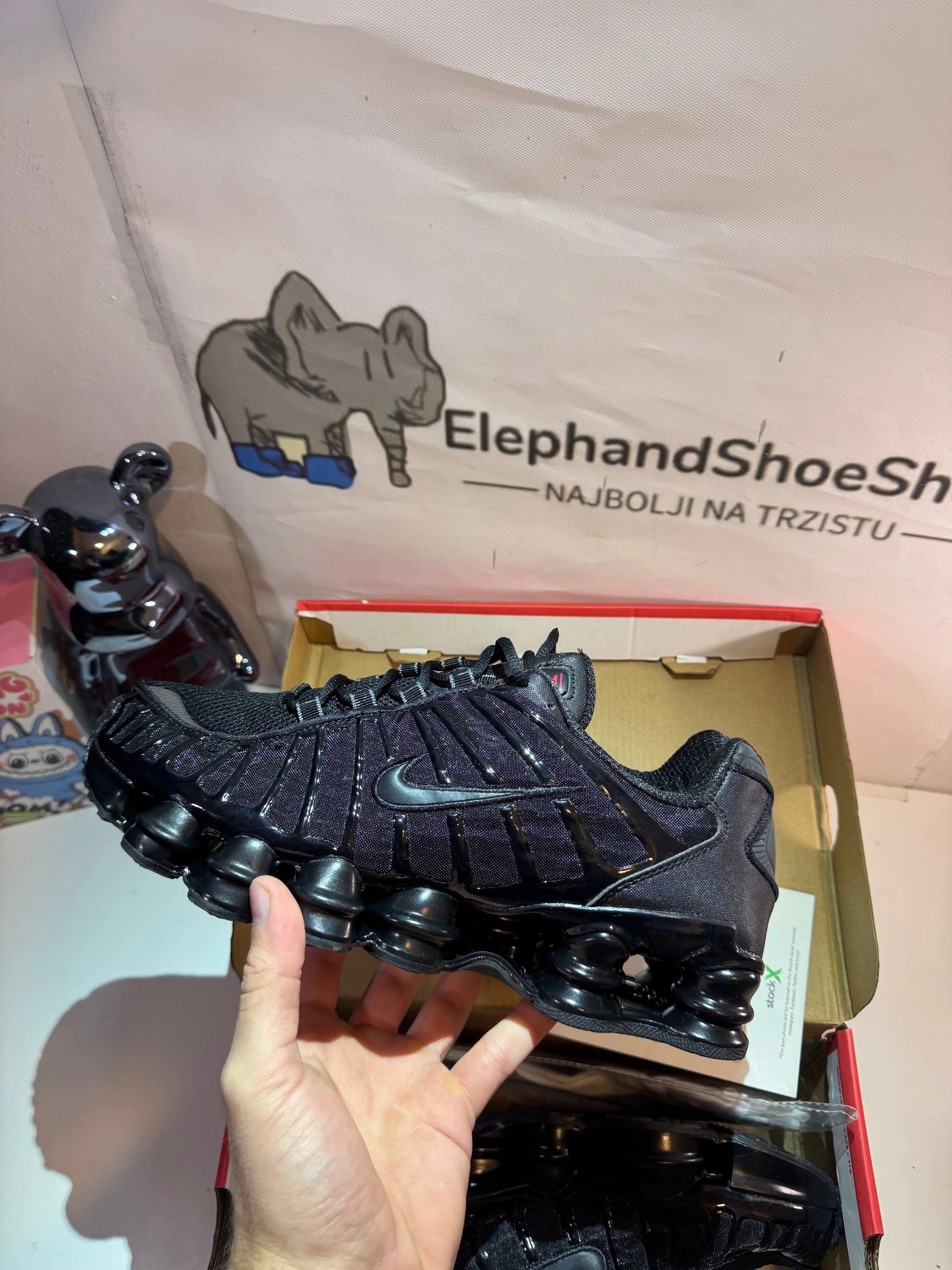 Nike Shox Black (Odmah dostupne) br 45 Elephand.shoes