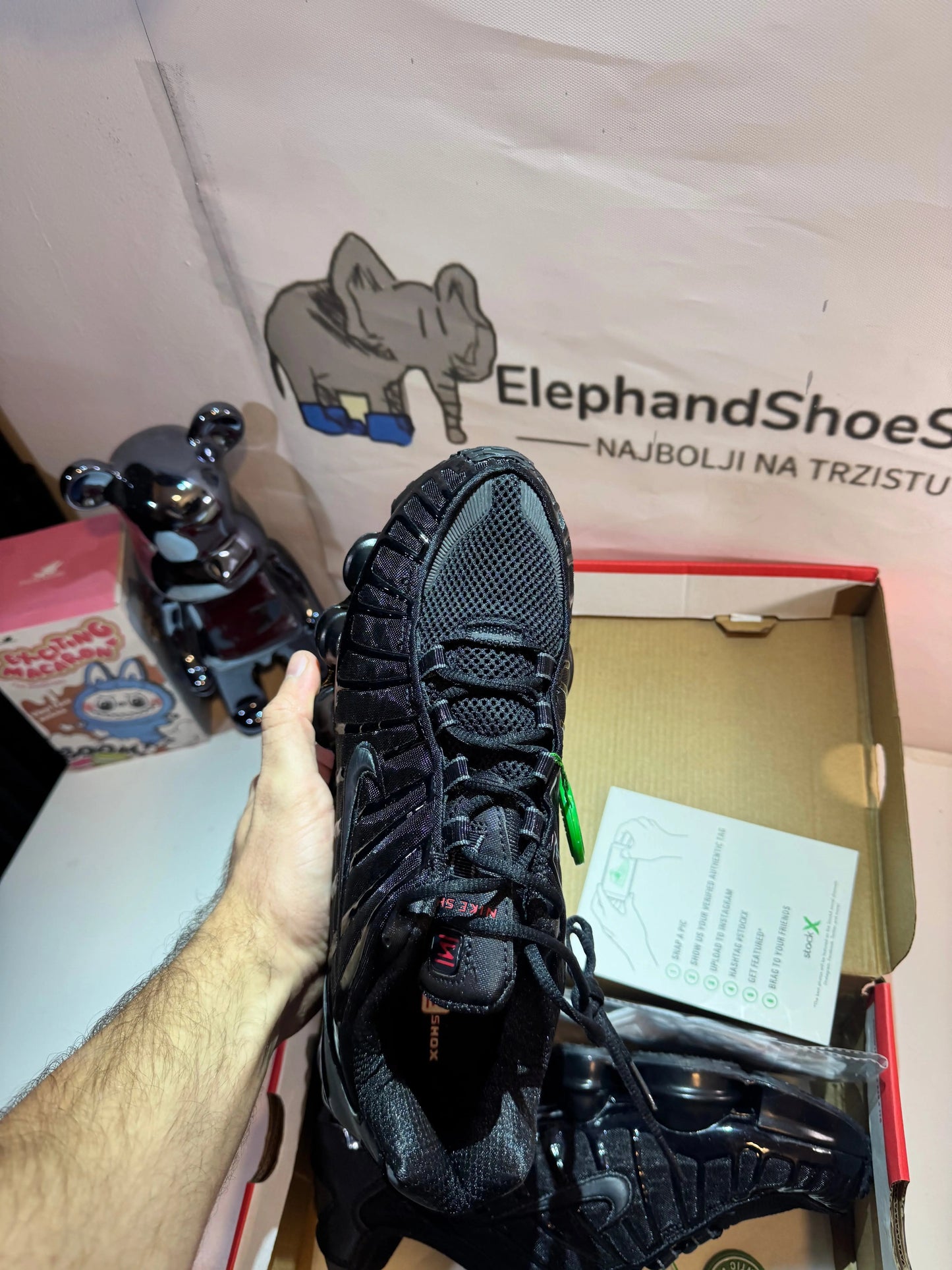 Nike Shox Black (Odmah dostupne) br 45 Elephand.shoes