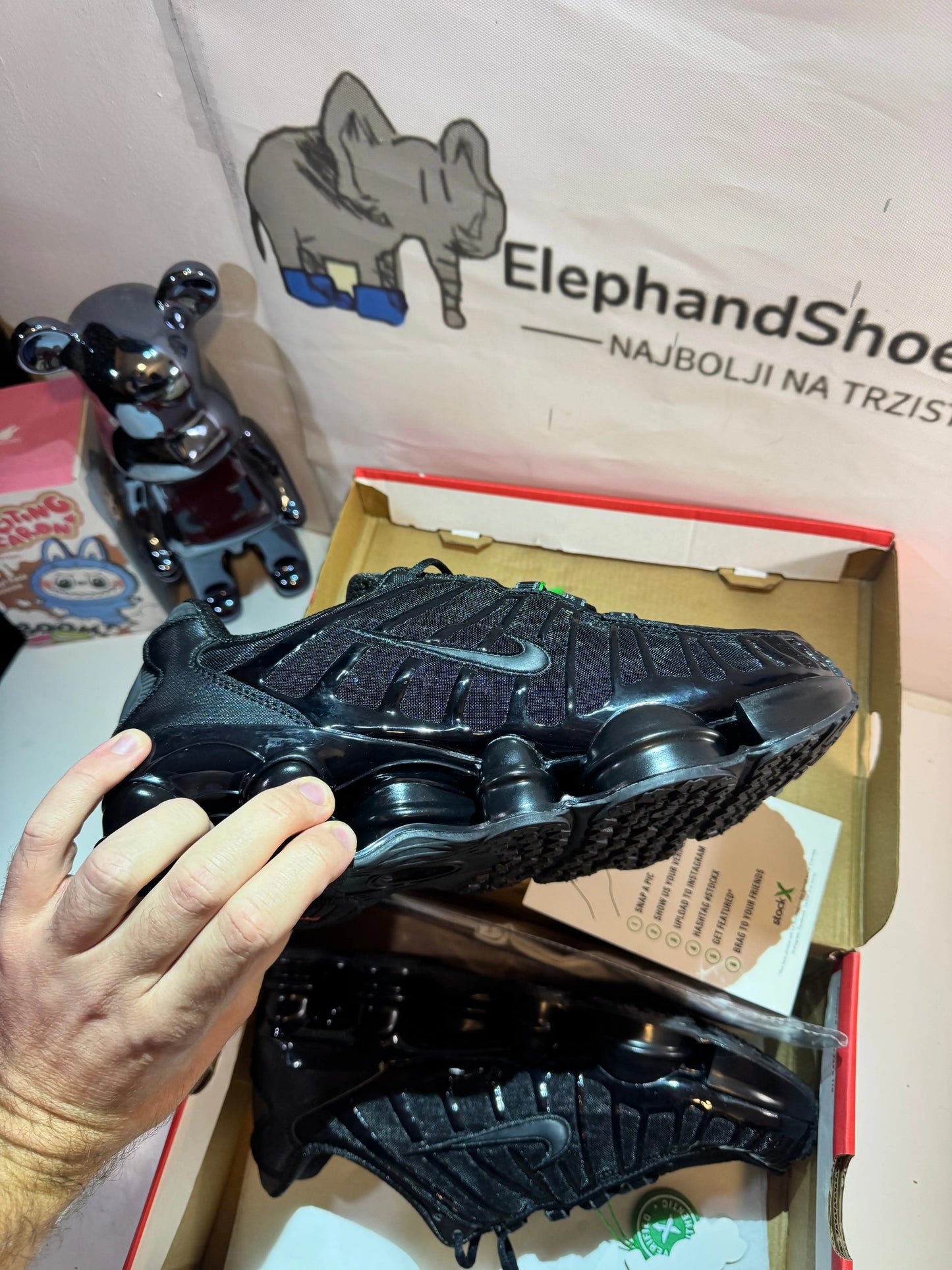 Nike Shox Black (Odmah dostupne) br 45 Elephand.shoes