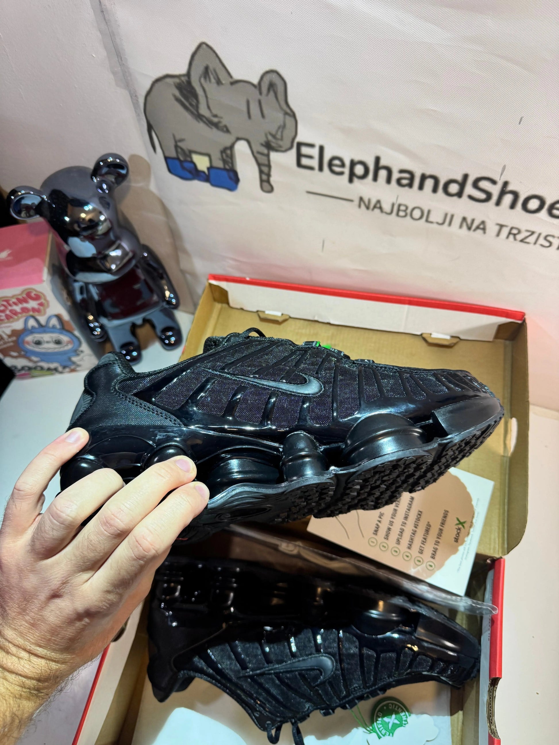 Nike Shox Black (Odmah dostupne) br 45 Elephand.shoes