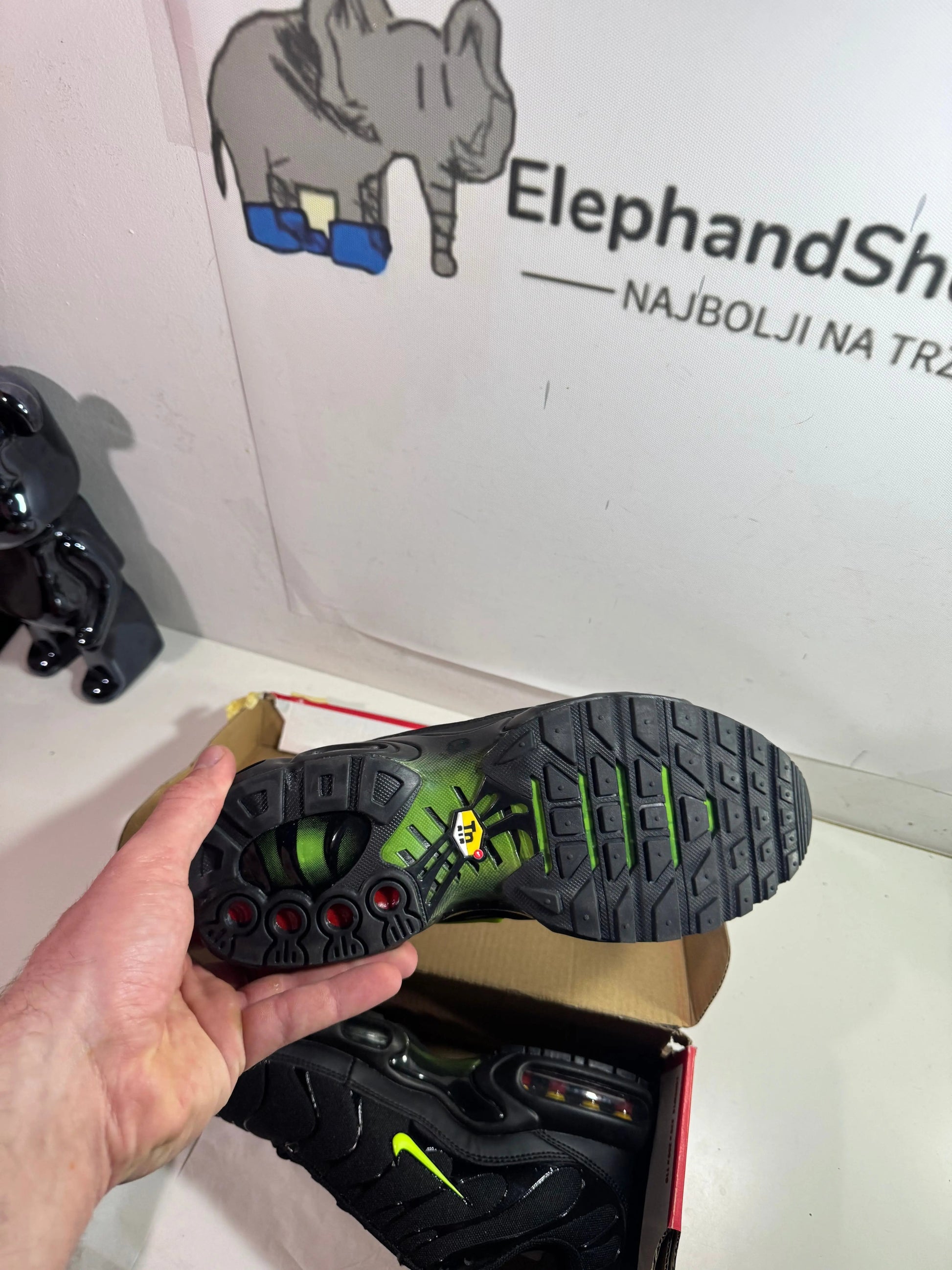 Nike Tn Black/Green (Odmah dostupne) br 46 Elephand.shoes