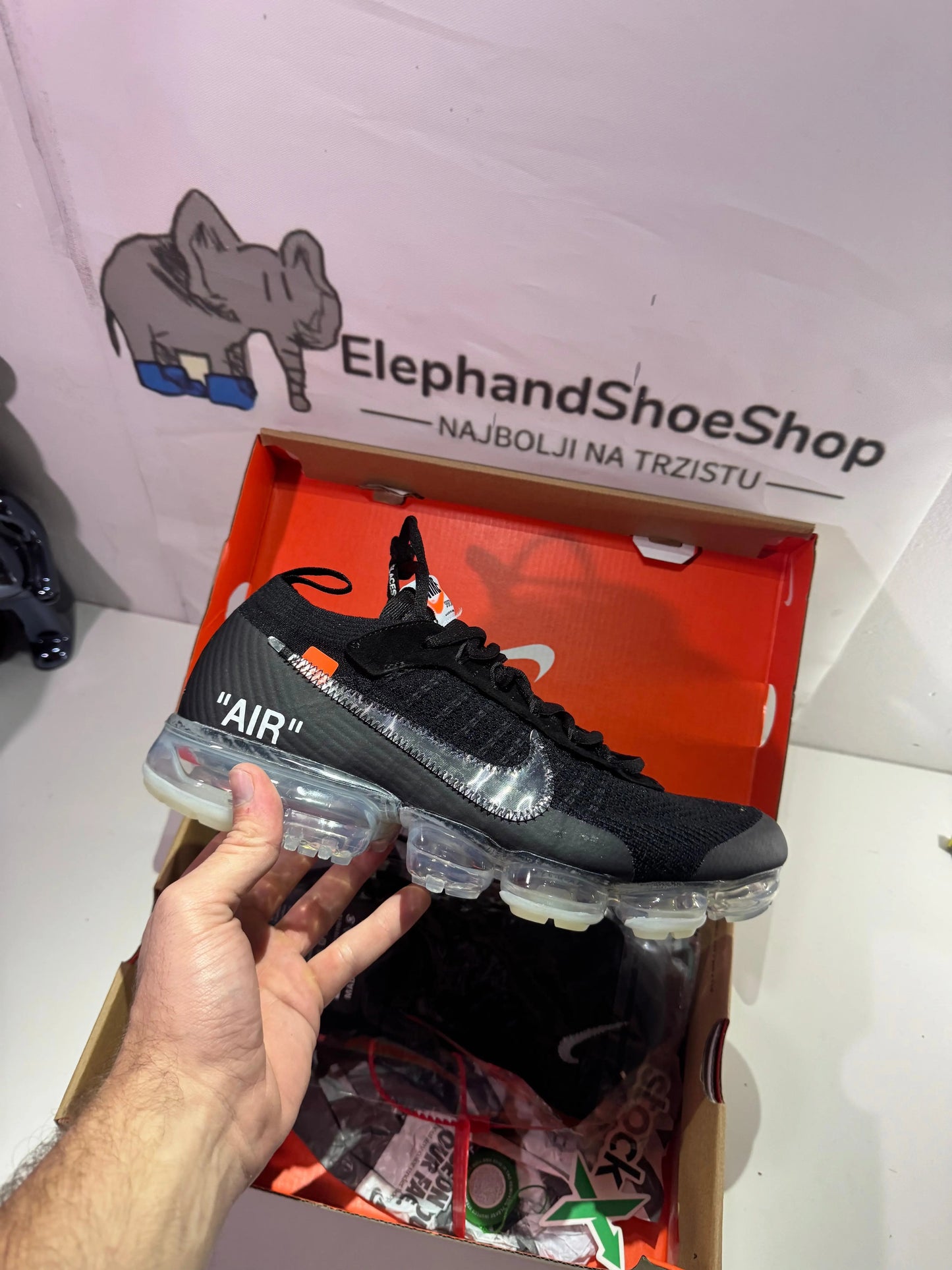 Nike Vapurmax Black Off (Odmah dostupne) br 43 45 Elephand.shoes