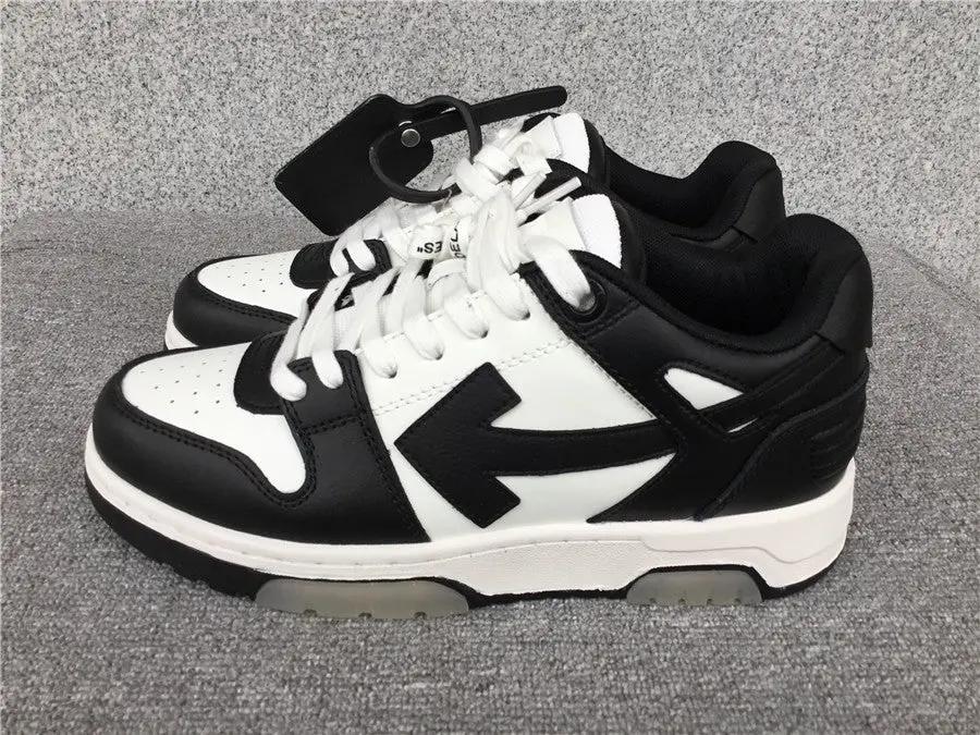 OFF-WHITE out the office Black / White Elephand.shoes