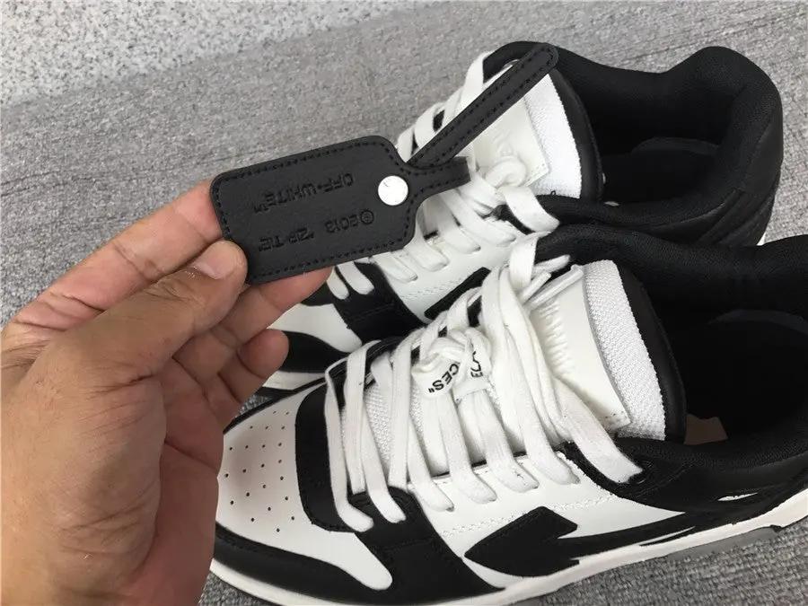 OFF-WHITE out the office Black / White Elephand.shoes