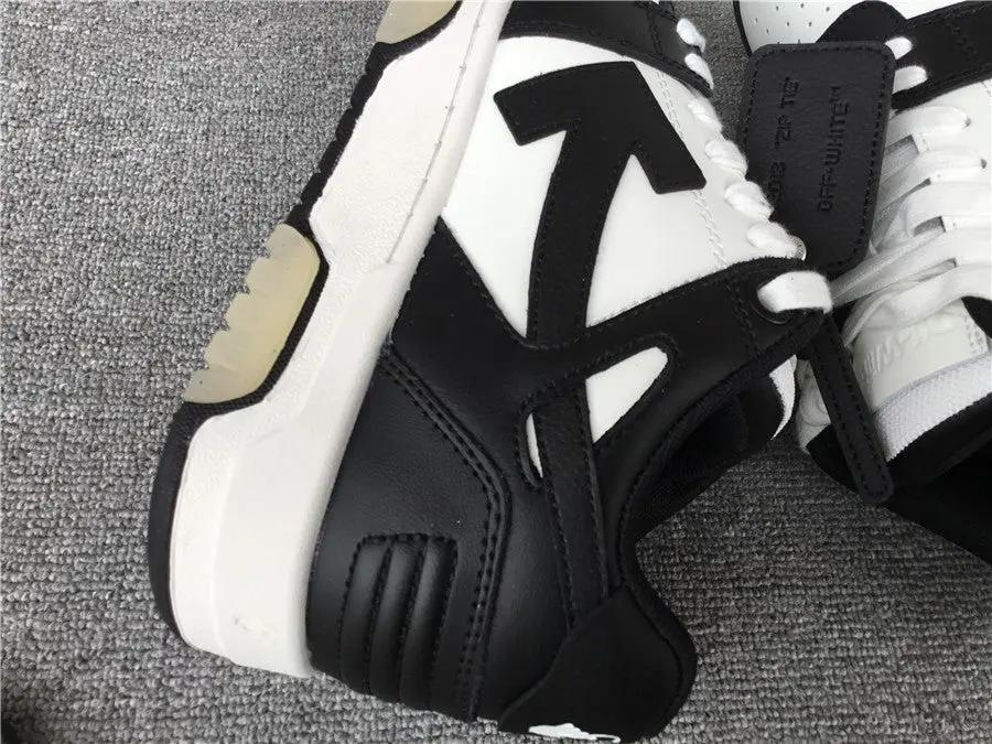 OFF-WHITE out the office Black / White Elephand.shoes