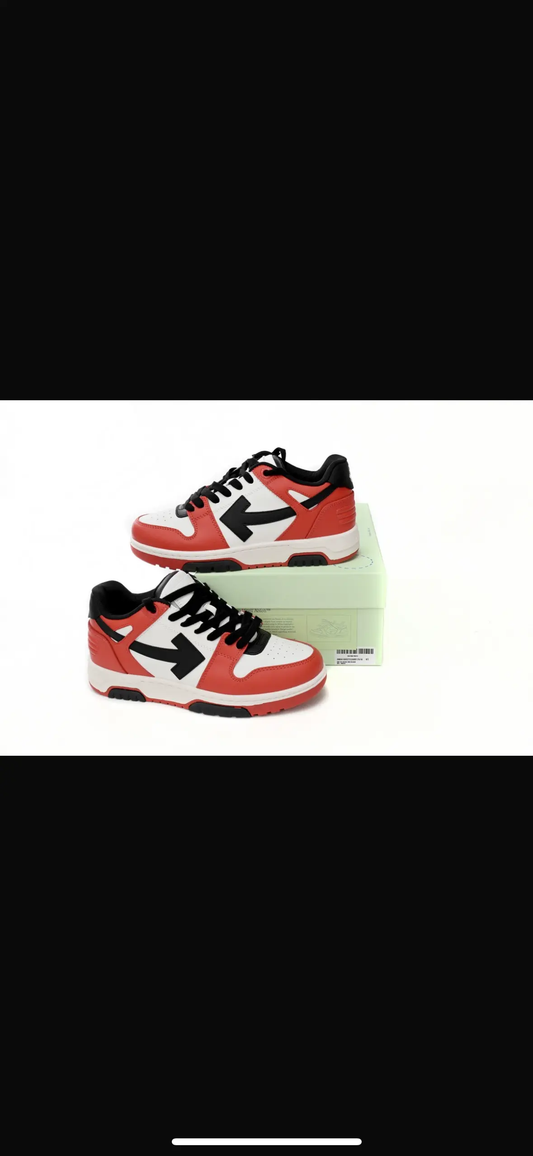 OFF-WHITE out the office Red Elephand.shoes