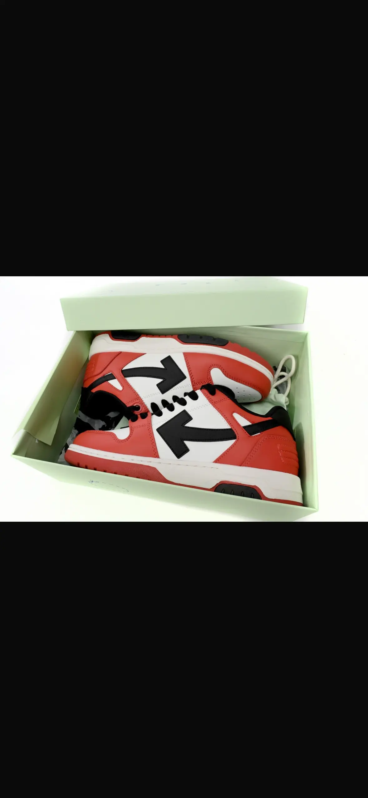 OFF-WHITE out the office Red Elephand.shoes