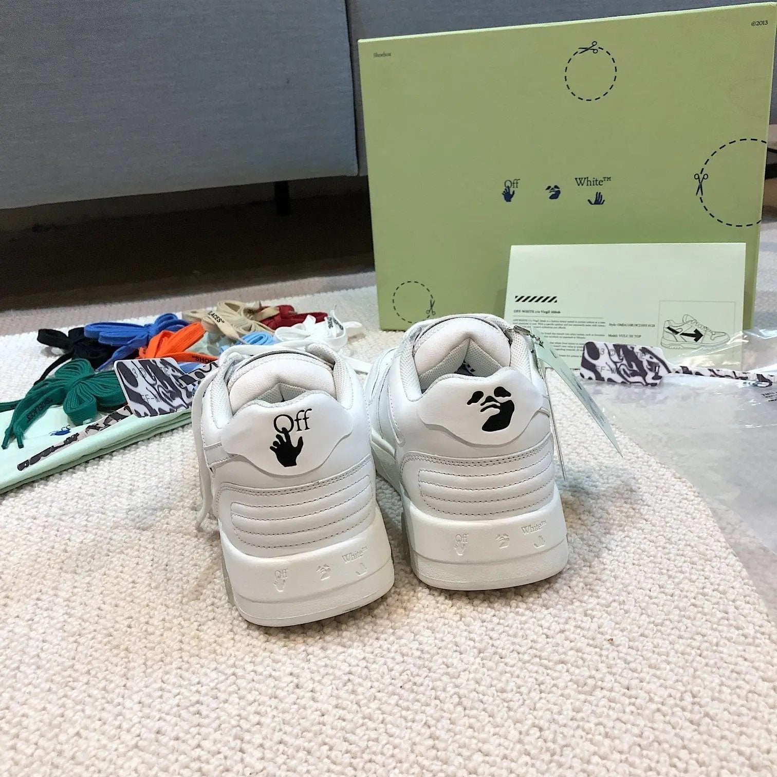 OFF-WHITE out the office Whole White Elephand.shoes