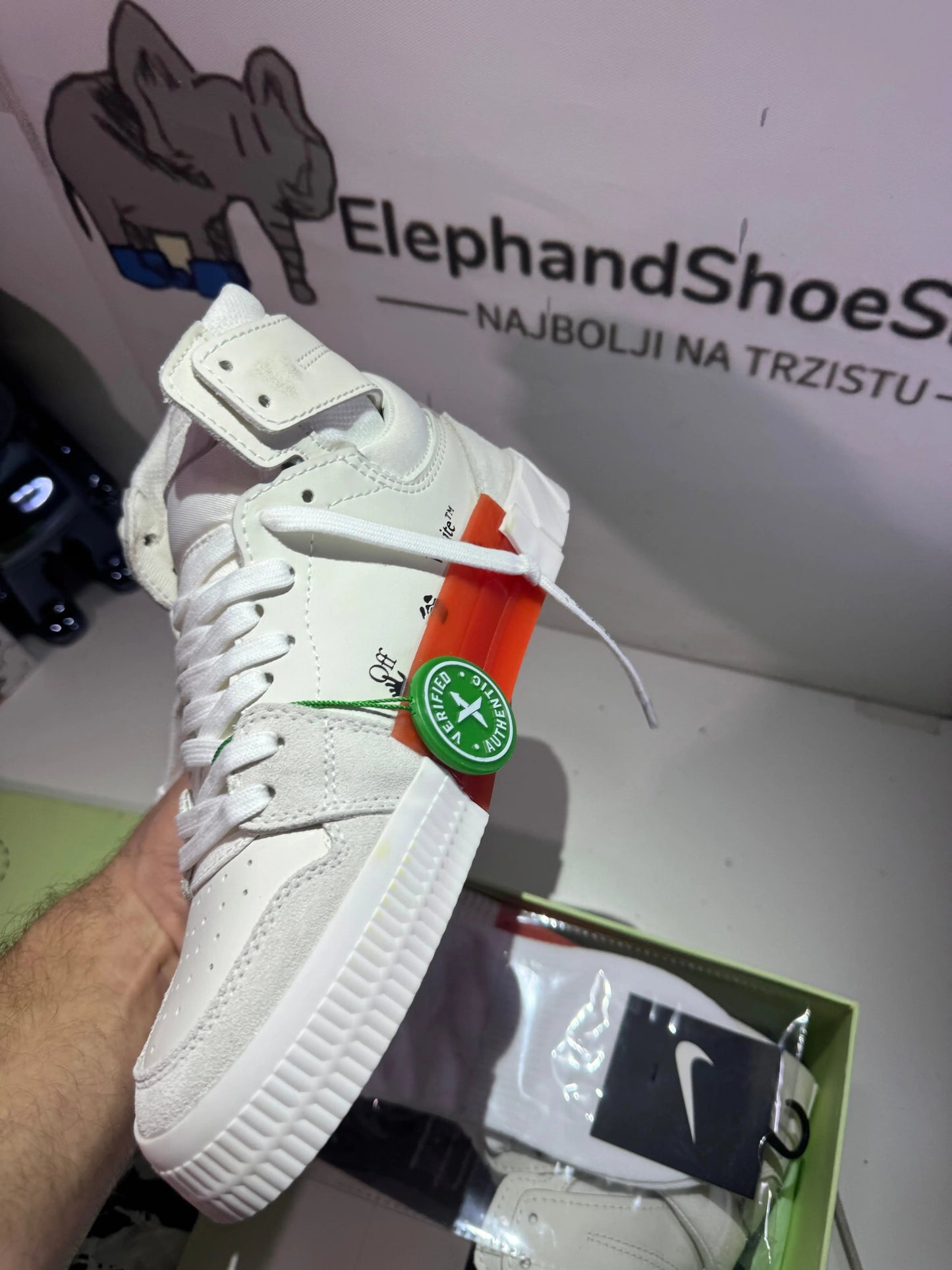 Off White High White (Odmah Dostupne) br 39 Elephand.shoes