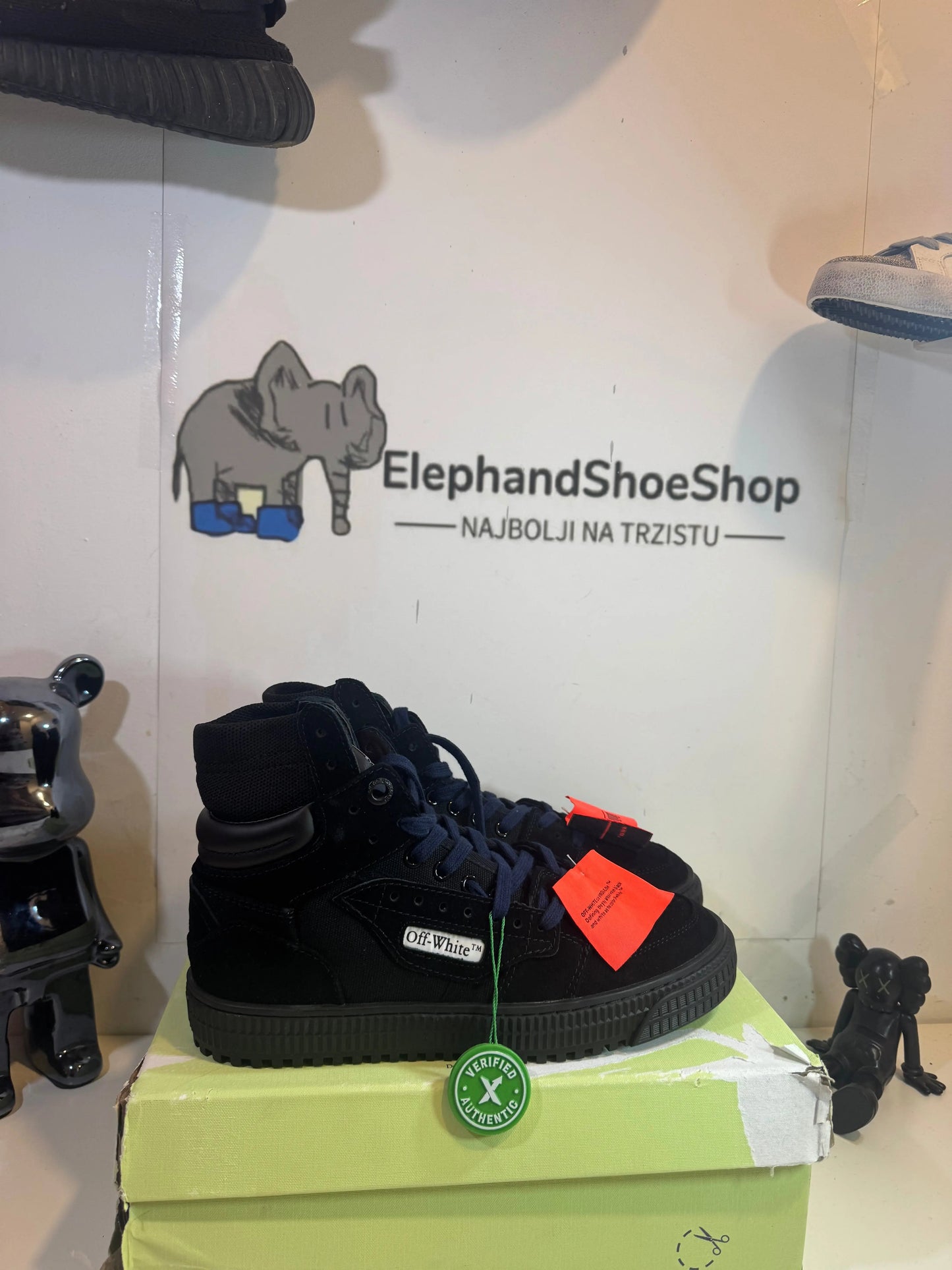 Off White Off Court 3.0 Black  (Odmah Dostupne) br 41 43 44 Elephand.shoes