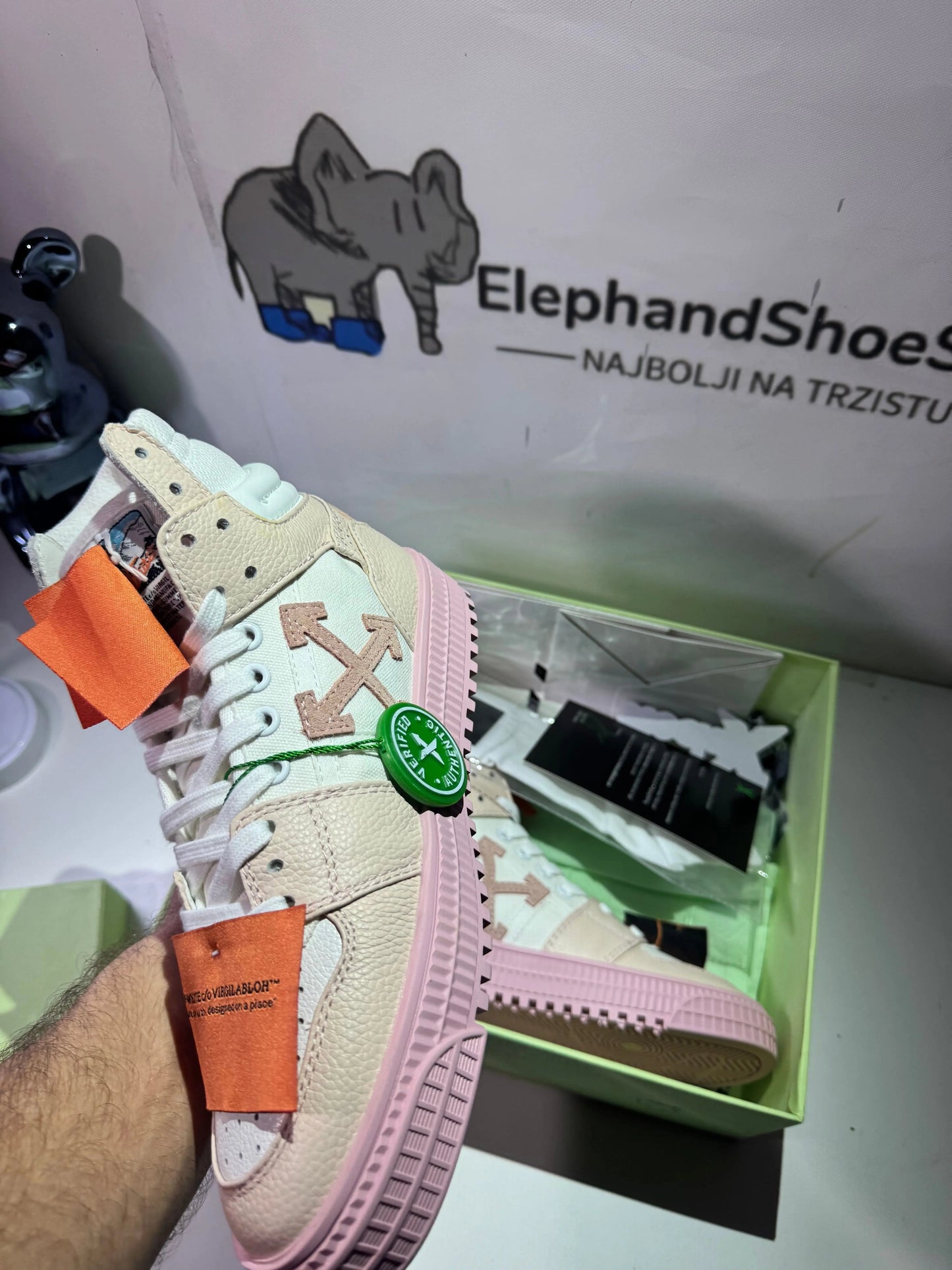 Off White Off Court Rose 3.0 (Odmah Dostupne) br 39 Elephand.shoes