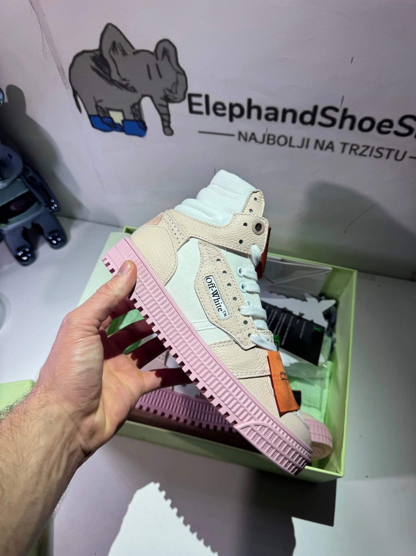 Off White Off Court Rose 3.0 (Odmah Dostupne) br 39 Elephand.shoes